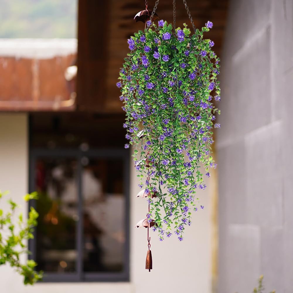 Kunstranke Kunstranke 2 Stück Hängepflanze Künstlich, Kunstpflanze für den Herbst, Diwzbyn, Hängend Künstliche Pflanzen Plastikpflanzen für Wand Balkon – Bild 5 von 5