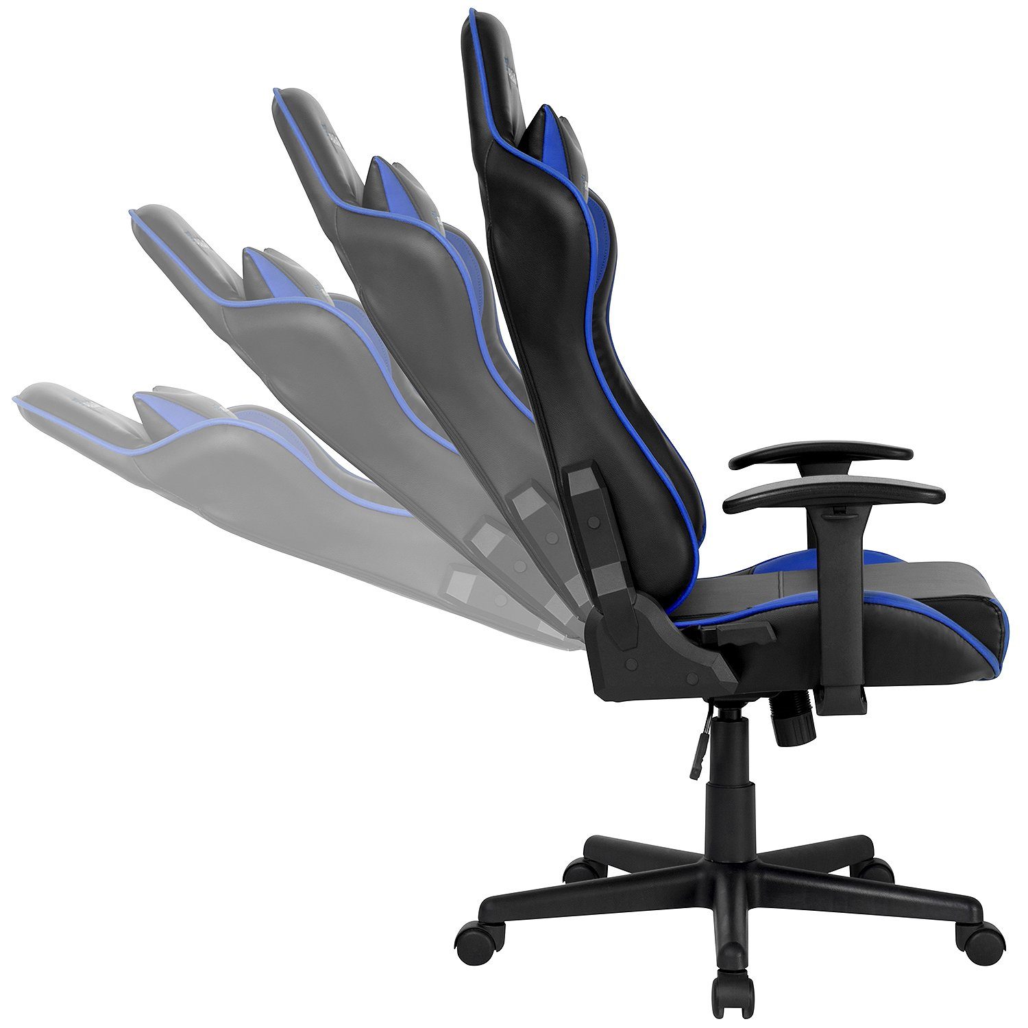 Brawler Gaming (1 St) ebuy24 blau. Stuhl Paracon Gaming-Stuhl