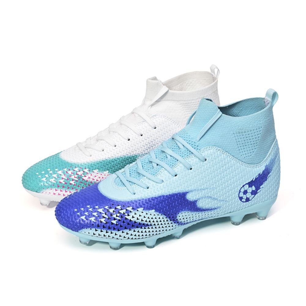 HUSKSWARE Fußballschuh (Turnschuhe für Jugendliche und Erwachsene) Schuhen mit hohen Absätzen Weiß und blau