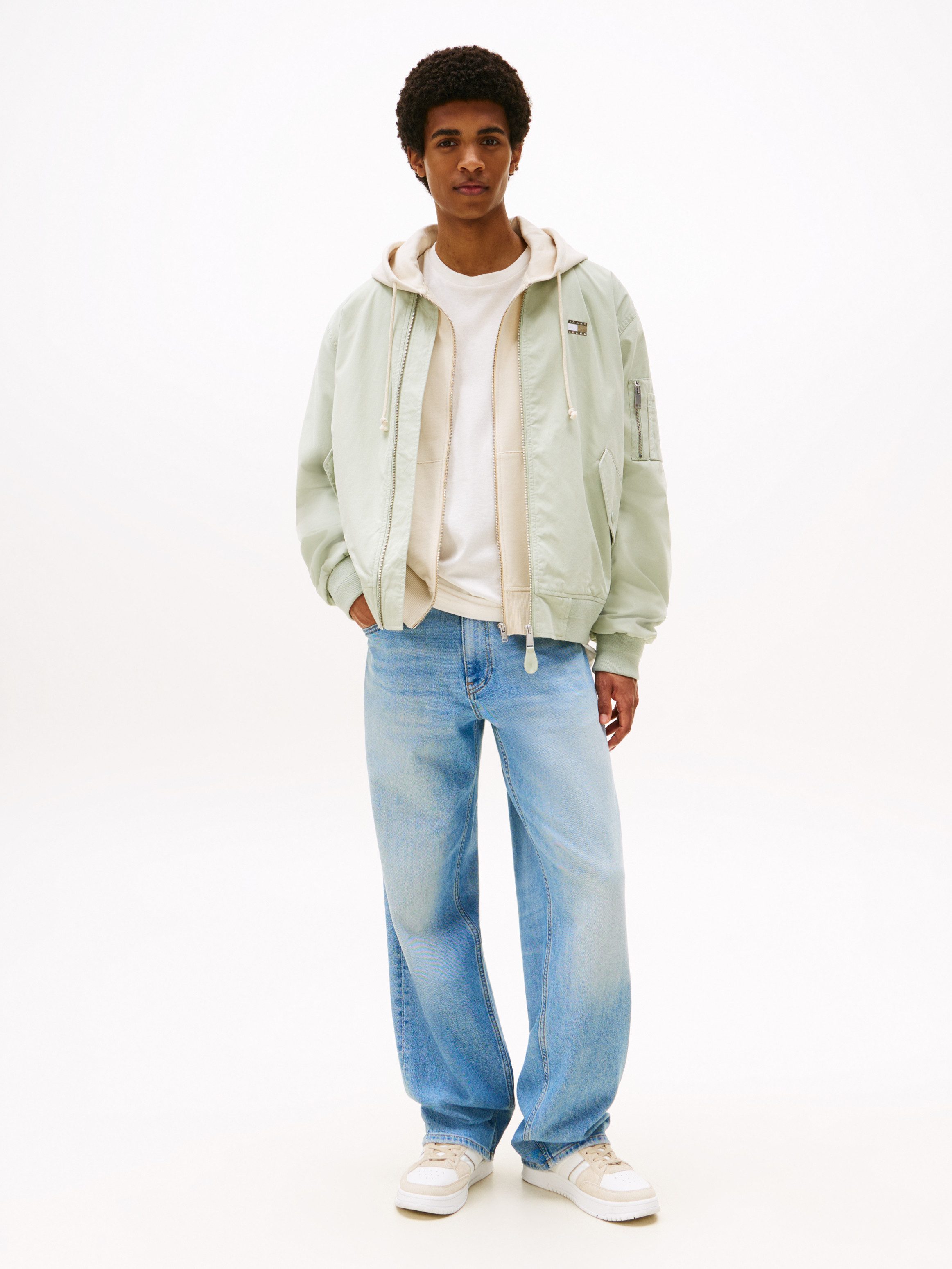 Tommy Jeans Bomberjacke TJM COTTON BOMBER JACKET Fliegerjacke, Freizeitjack günstig online kaufen