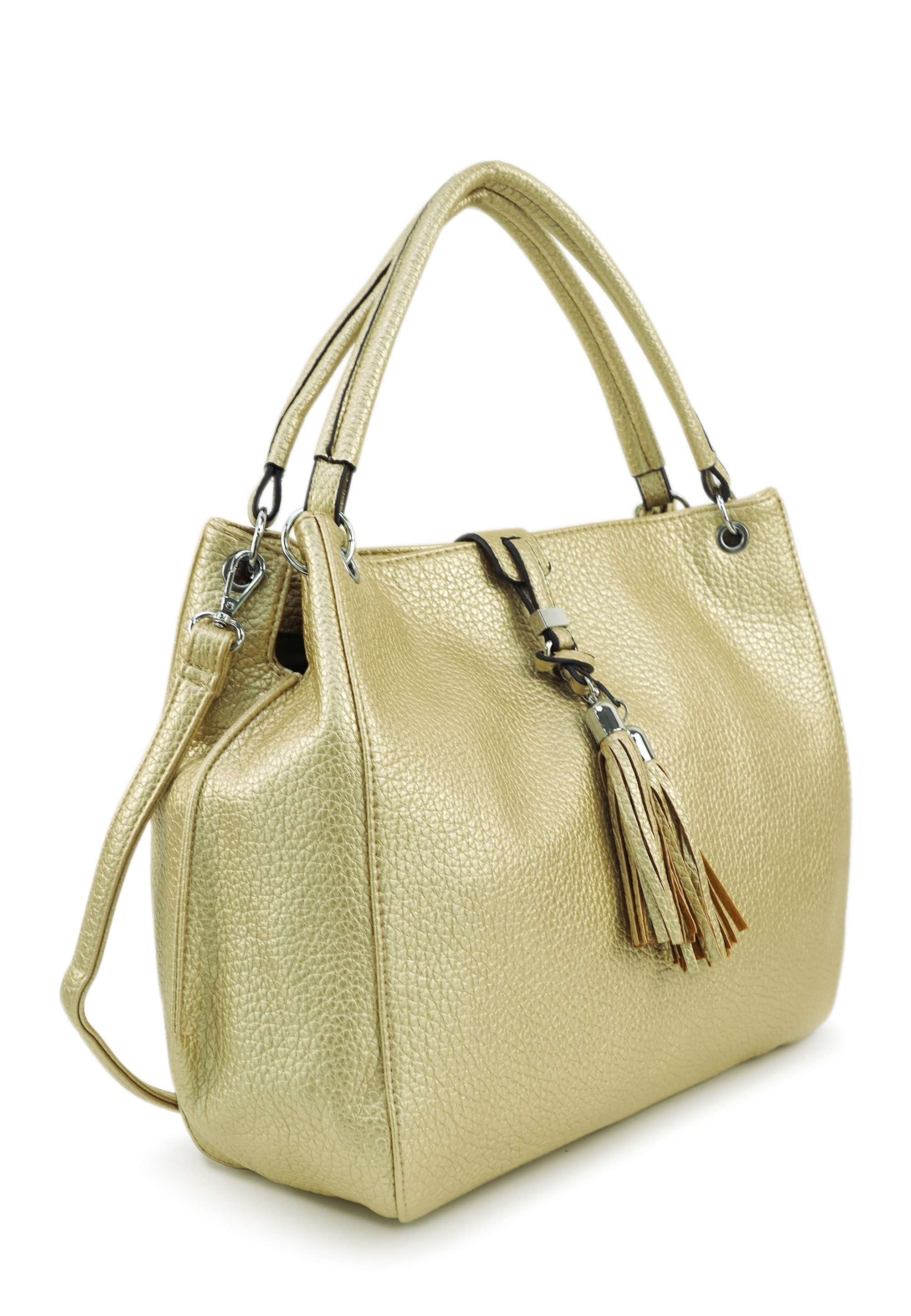 Harpa Schultertasche UZAY, mit dekorativer Troddel