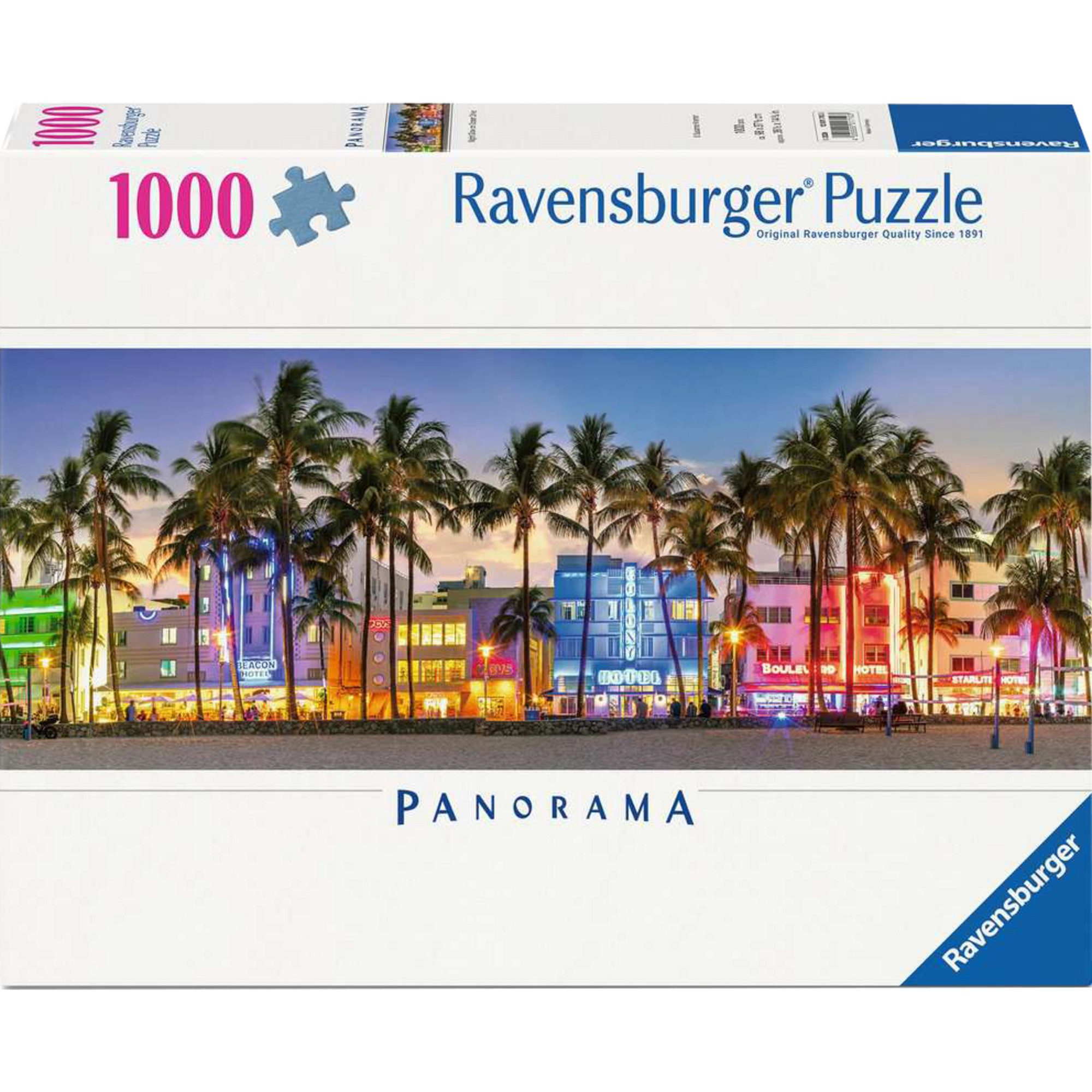Ravensburger Puzzle Ravensburger Puzzle Panorama - Nachtlichter am, 1000 Puzzleteile