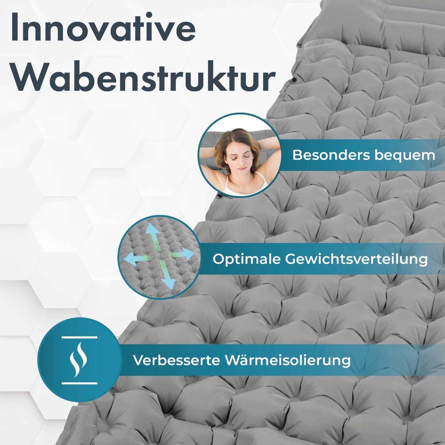 Steinwood Isomatte Ultraleicht mit Reparaturset, Aufblasbare günstig online kaufen