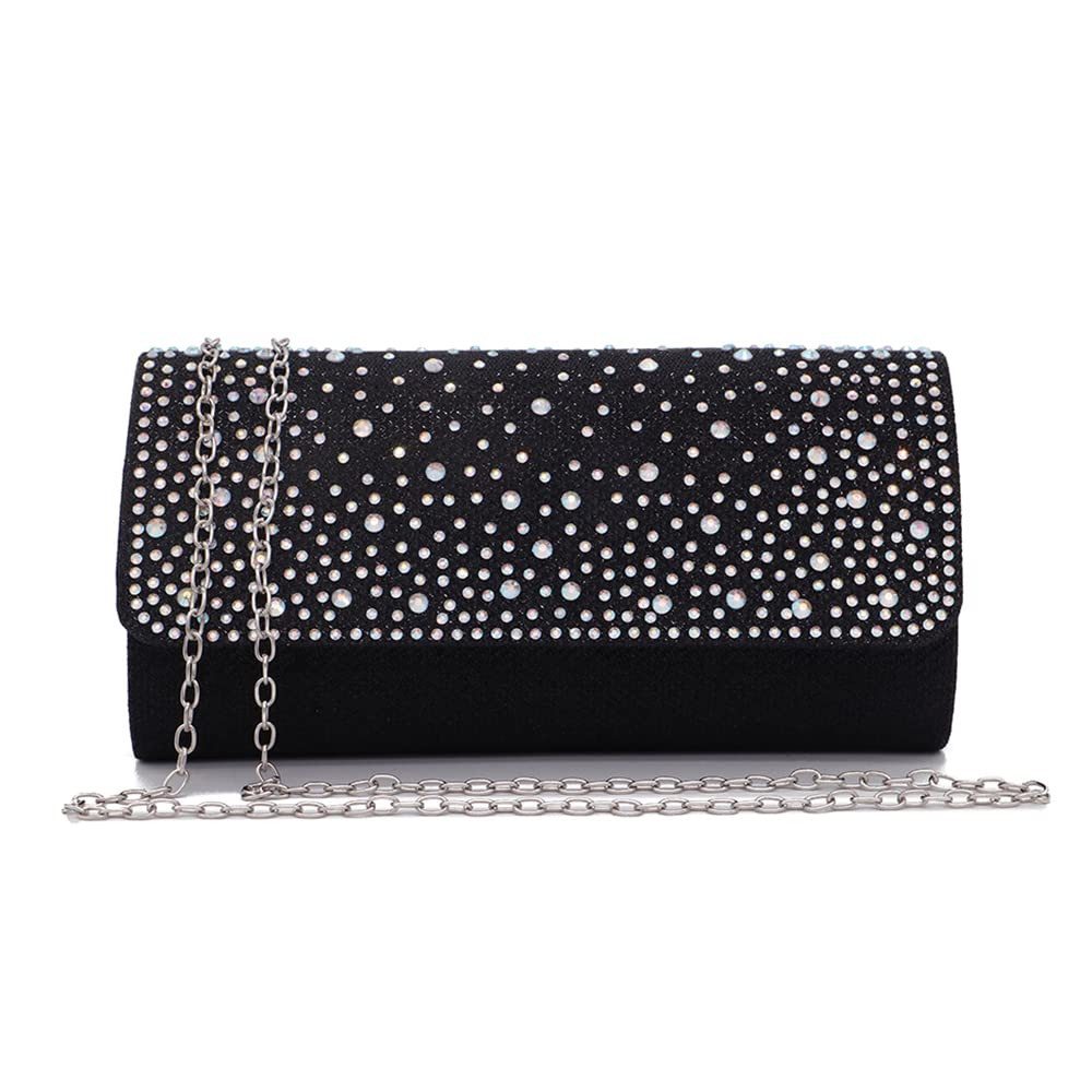Clutch Damen,Kettentasche, Glitzer Abendtasche, Schultertaschen