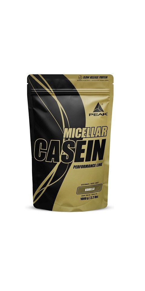 PEAK Micellar Casein - 900g - Erdbeer Pulver, 900 g, Pulver