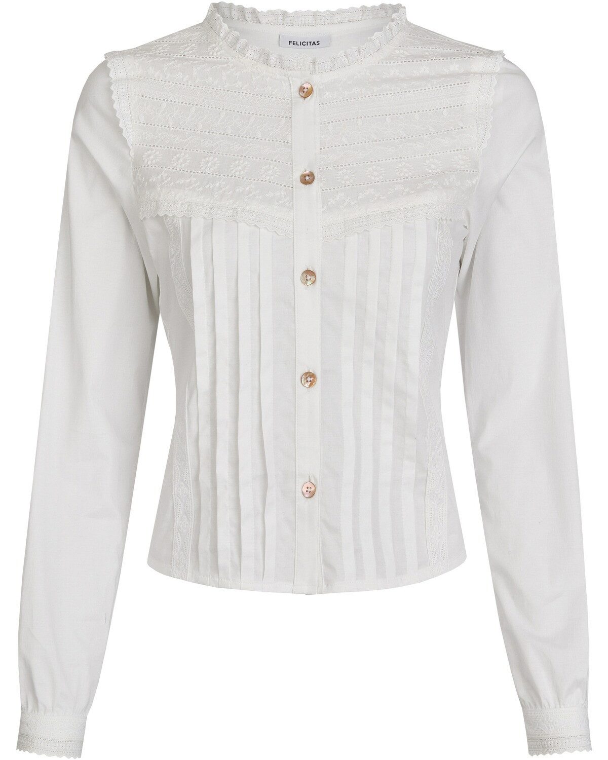 FELICITAS Langarmbluse Rüschenbluse Bibi günstig online kaufen