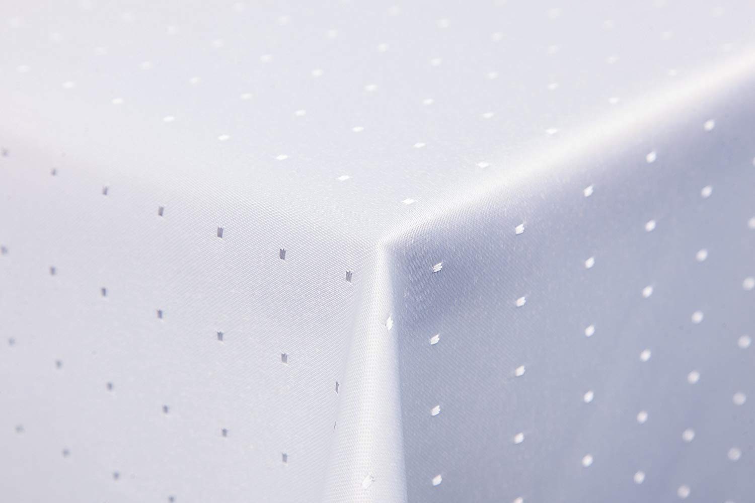 First-Tex Tischdecke, Punkte Damast Tischdecke eckig günstig online kaufen