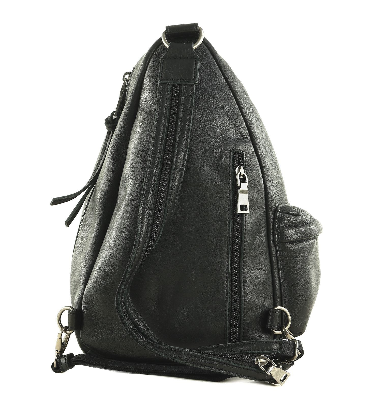 FREDsBRUDER Rucksack Backpack, aus echtem Leder