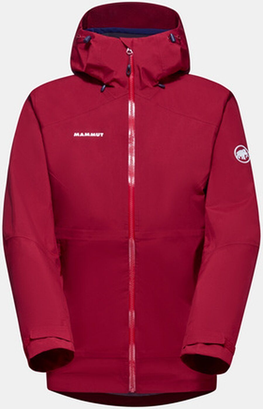 Mammut Regenjacke Convey Tour HS Hooded Damen Regenjacke rot-schwarz