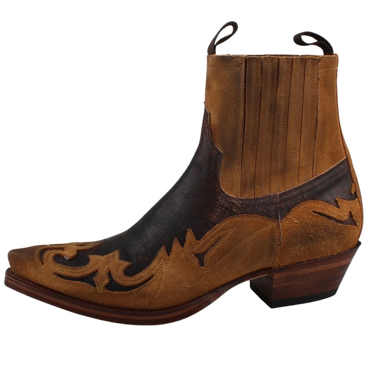 Sendra Boots 4660-Serraje Camello-Barbados Quercia-NOS Stiefelette