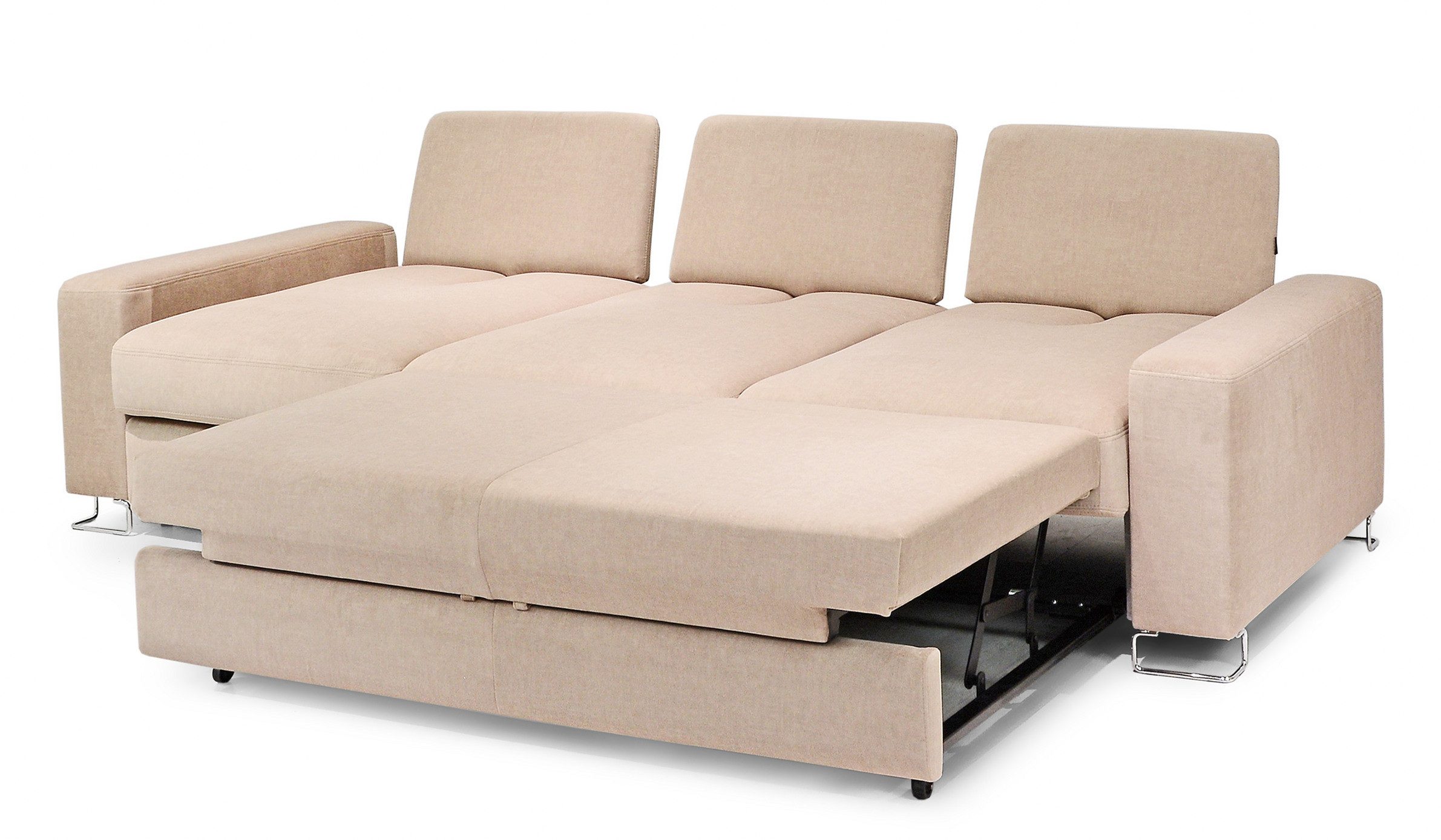 Hygger Möbelhaus Big-Sofa Sofa XXL „Thomas“ inklusive Sitztiefenverstellung, Breite 282cm., Premium-Komfort, elegantes Design, innovative Funktionen und eine Liegefläche mit orthopädischer Wirkung.