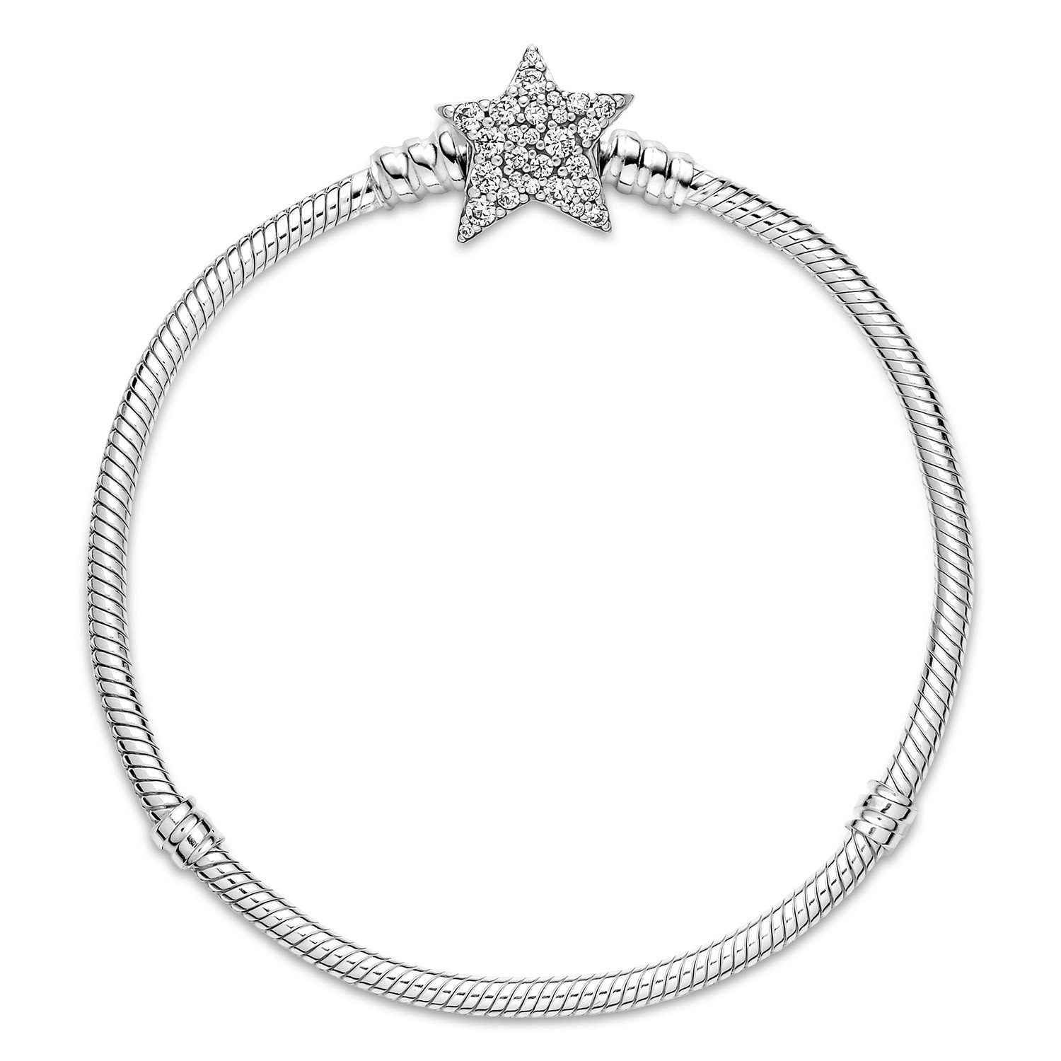 Pandora Charm-Armband Sternverschluss Silber günstig online kaufen