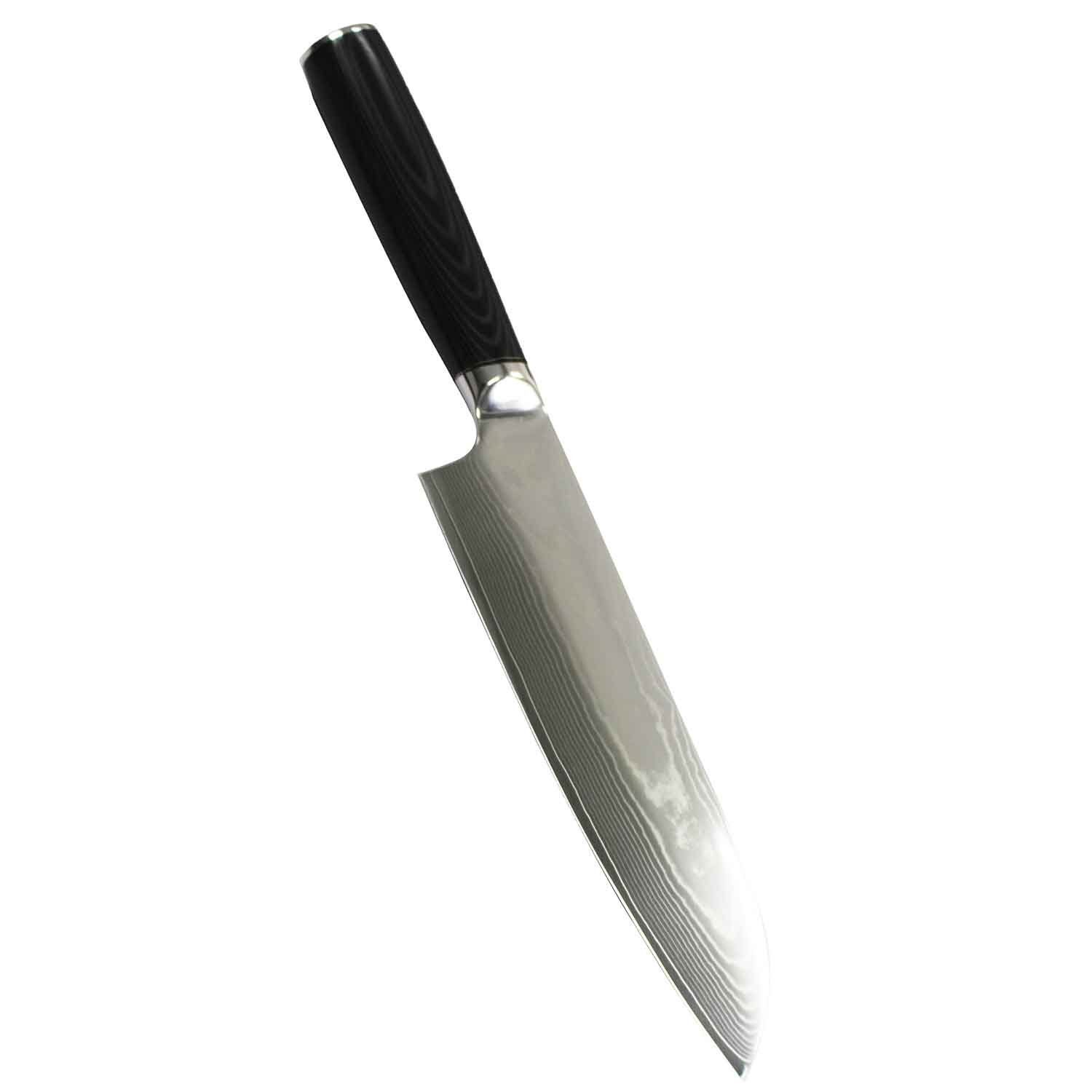 Muxel Kochmesser Hochwertiges Carbon Kohlenstoff-Kling Chefkoch Küchen-Messer Edelstahl