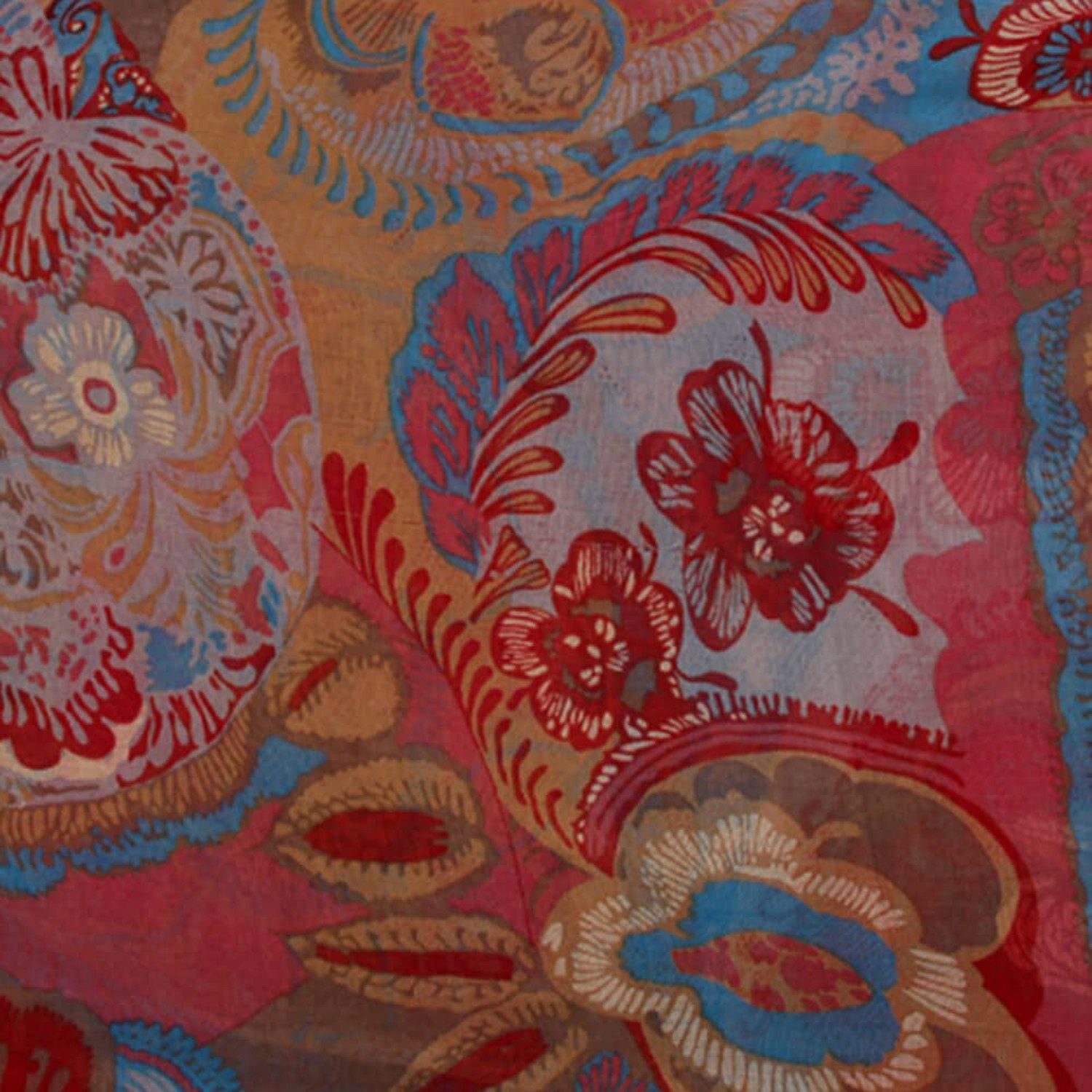 chic4home Loop Voyage Vibes, (1-St. 1-teilig), Damen Loop-Schal Schlauchschal Blumen Muster