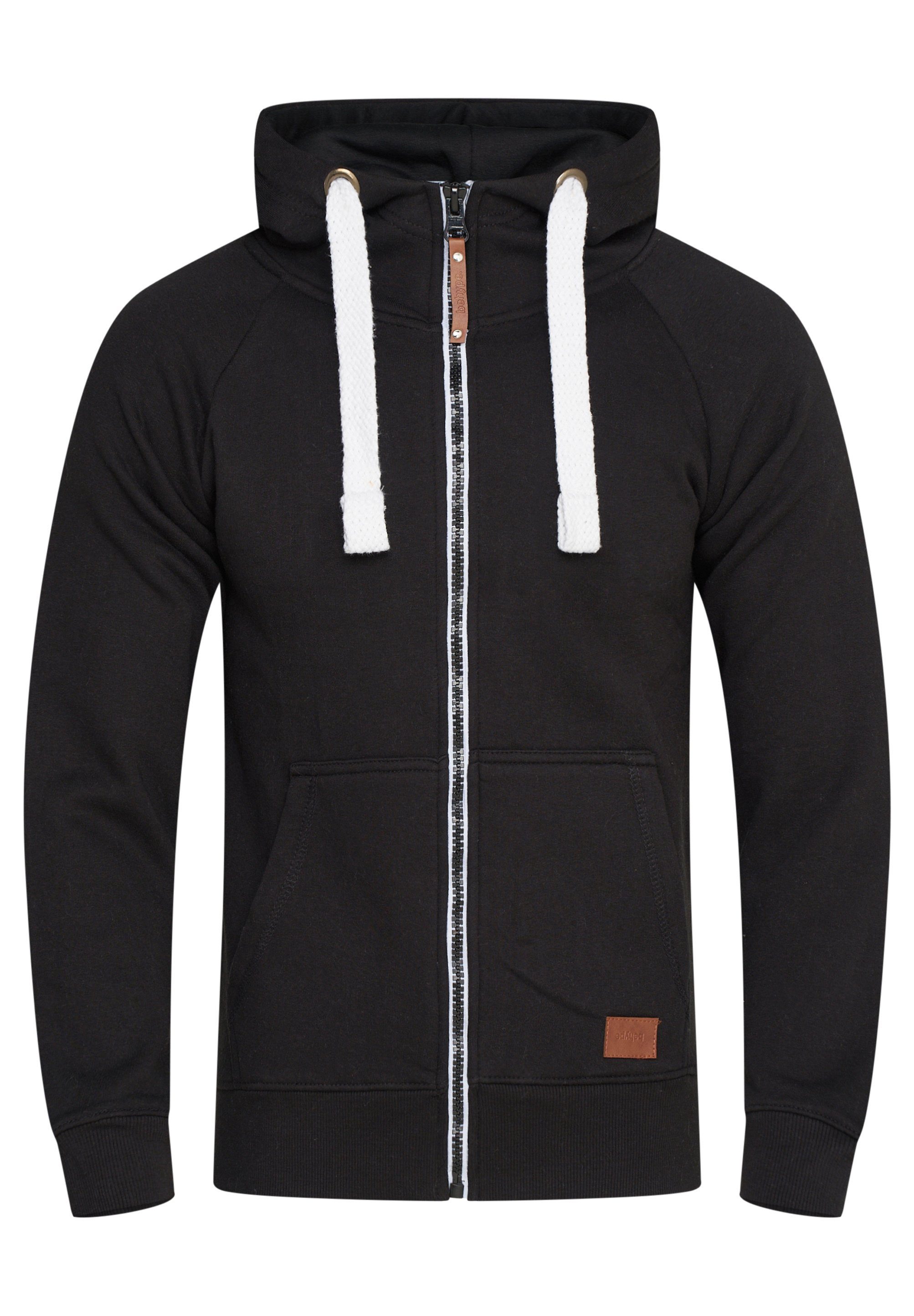behype Kapuzensweatjacke BHOMNOI Basic Kapuzenpullover Hoodie Pullover Swea günstig online kaufen