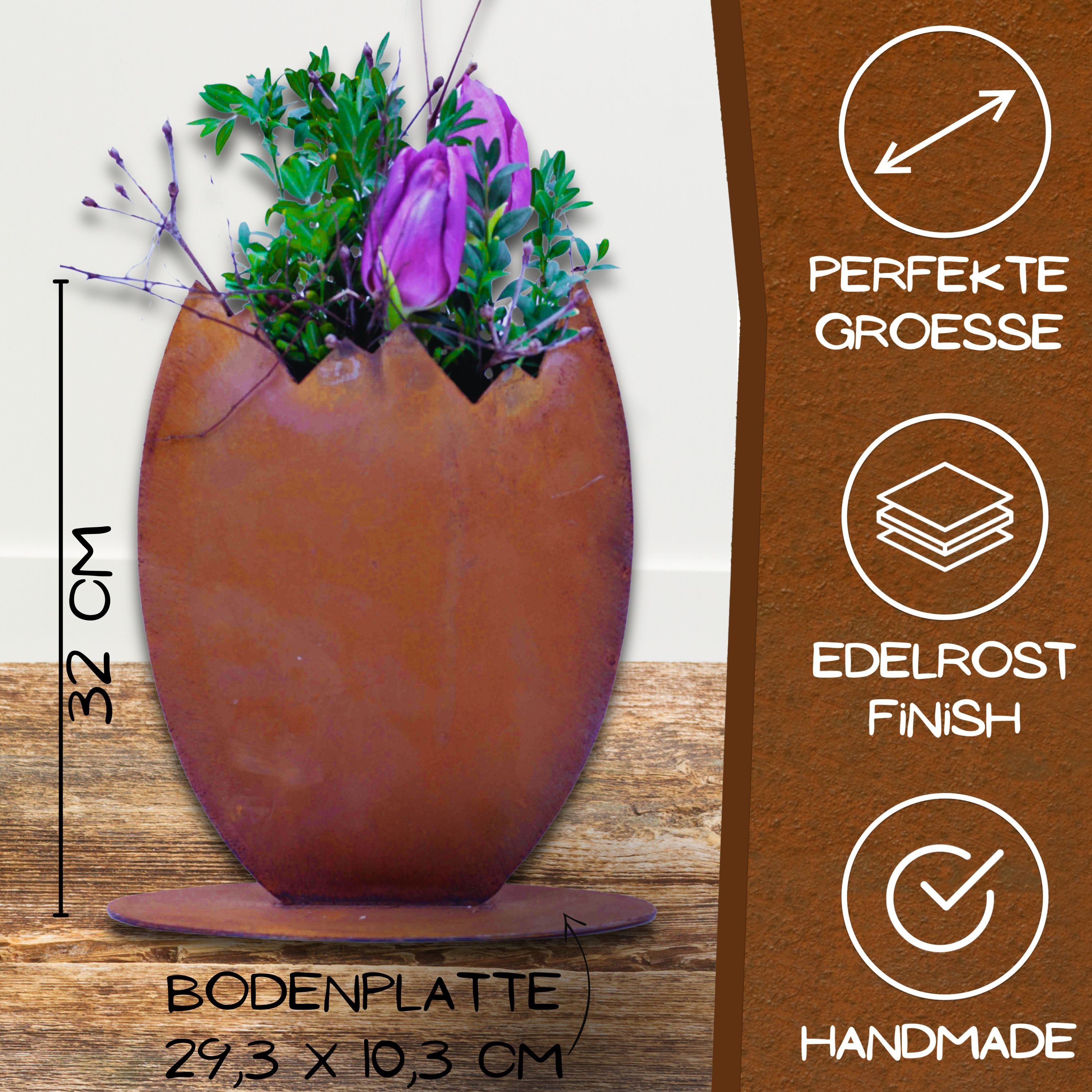 Rostikal Osterfigur Ostereier zum Bepflanzen Ostern günstig online kaufen