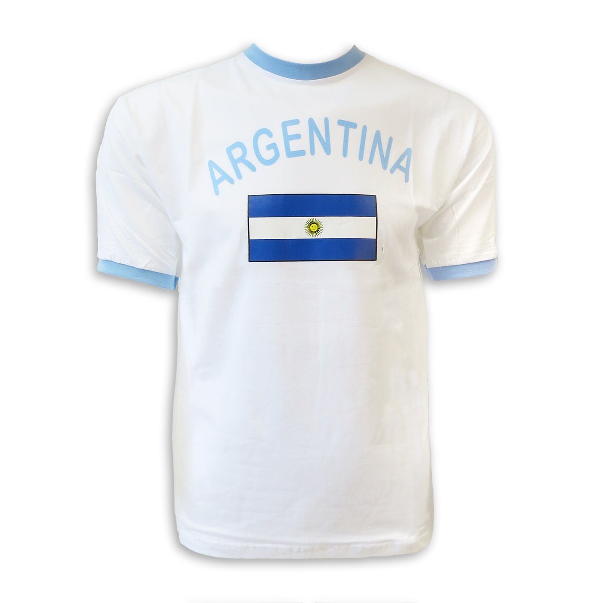 Fußball Originelli T-Shirt Fan-Shirt WM EM Unisex Sonia T-Shirt Herren "Argentina"