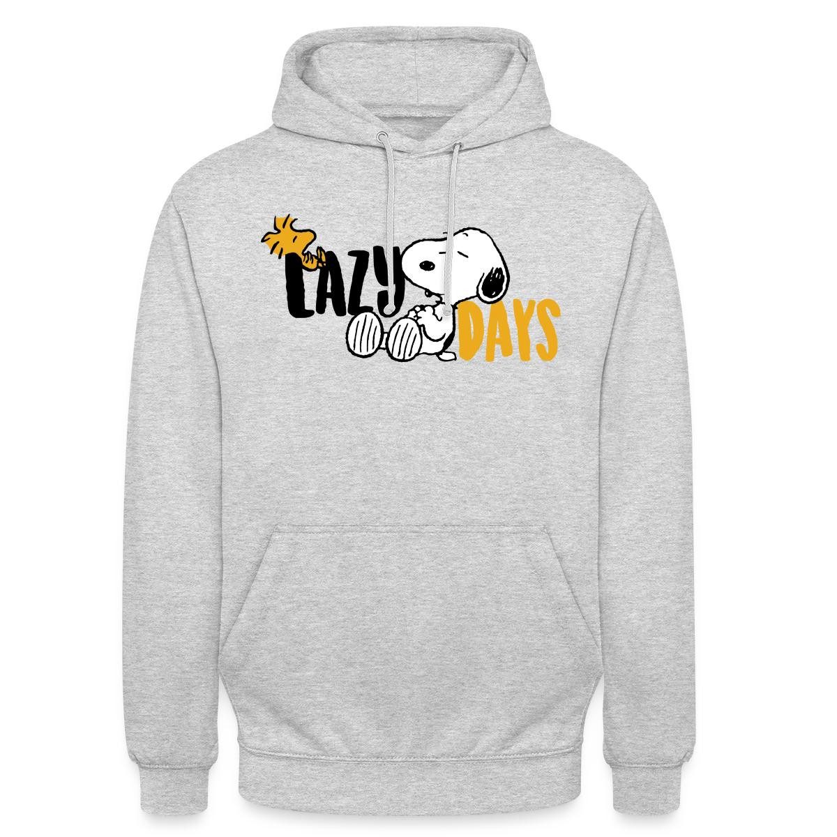 Spreadshirt Hoodie Peanuts Snoopy Lazy Days Chillen Unisex Hoodie (1-tlg)