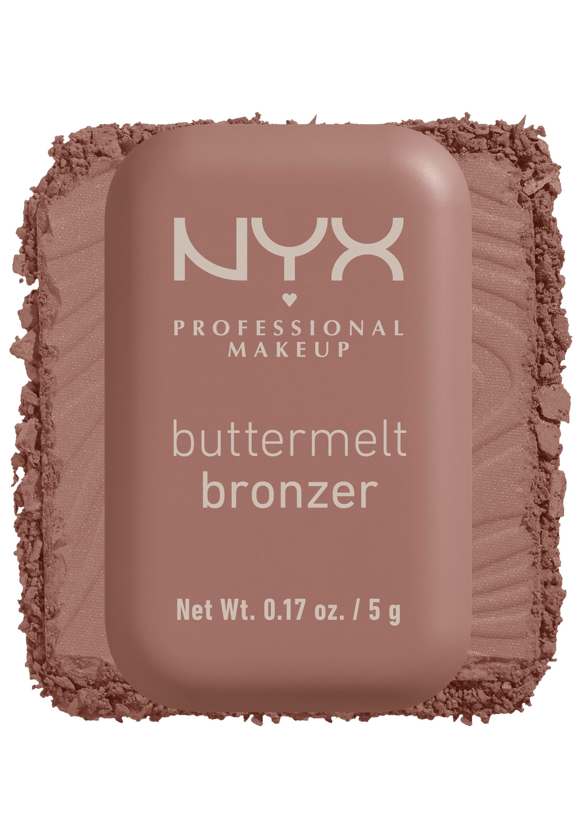 NYX PROFESSIONAL MAKEUP Bronzer BUTTERMELT BRONZE BRONZER, für einen natürlichen Glow, der den ganzen Tag lang hält