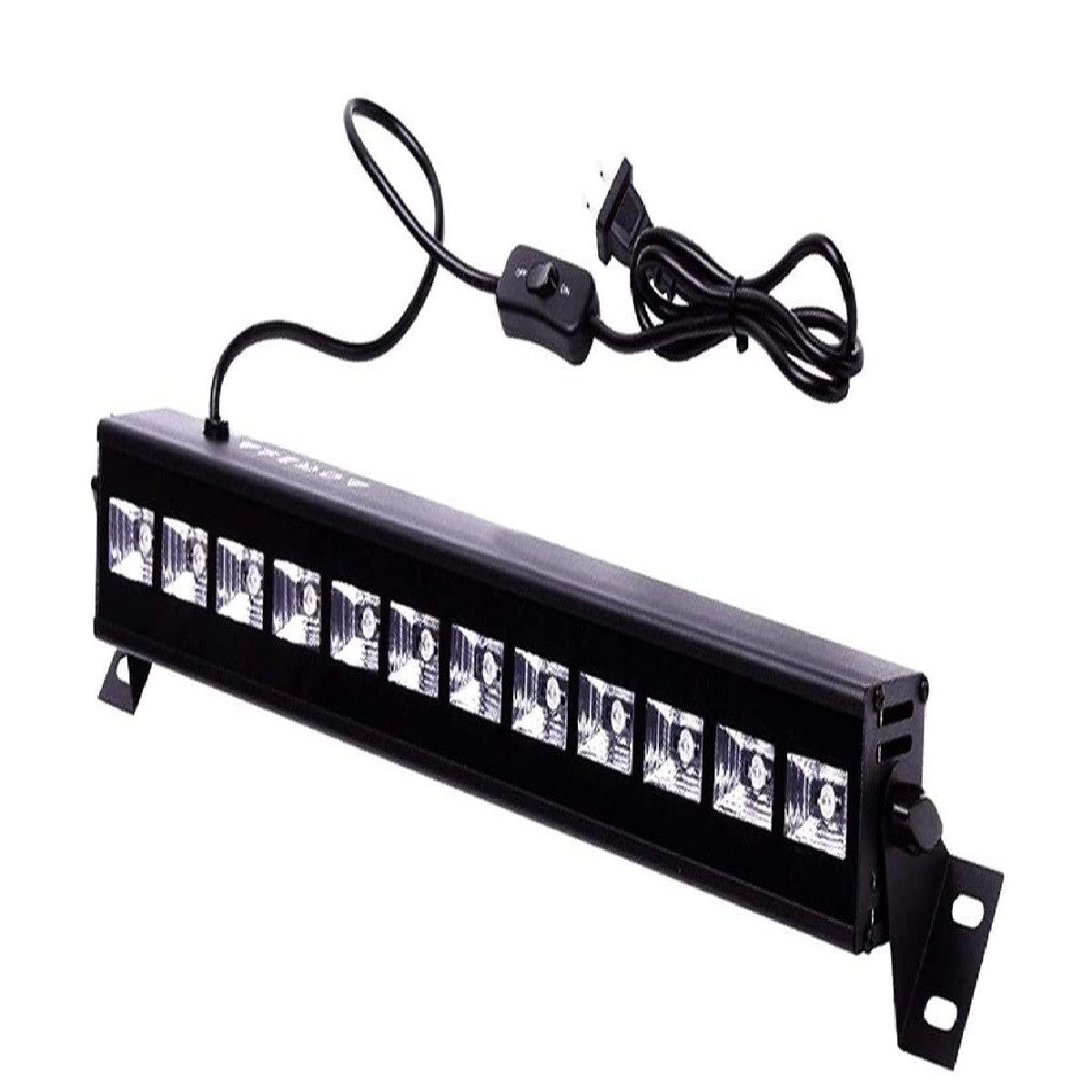 Lichtleiste UV Beleuchtung,12LEDs 36W UV-Schwarzlicht,PAR Licht Bühnenlicht