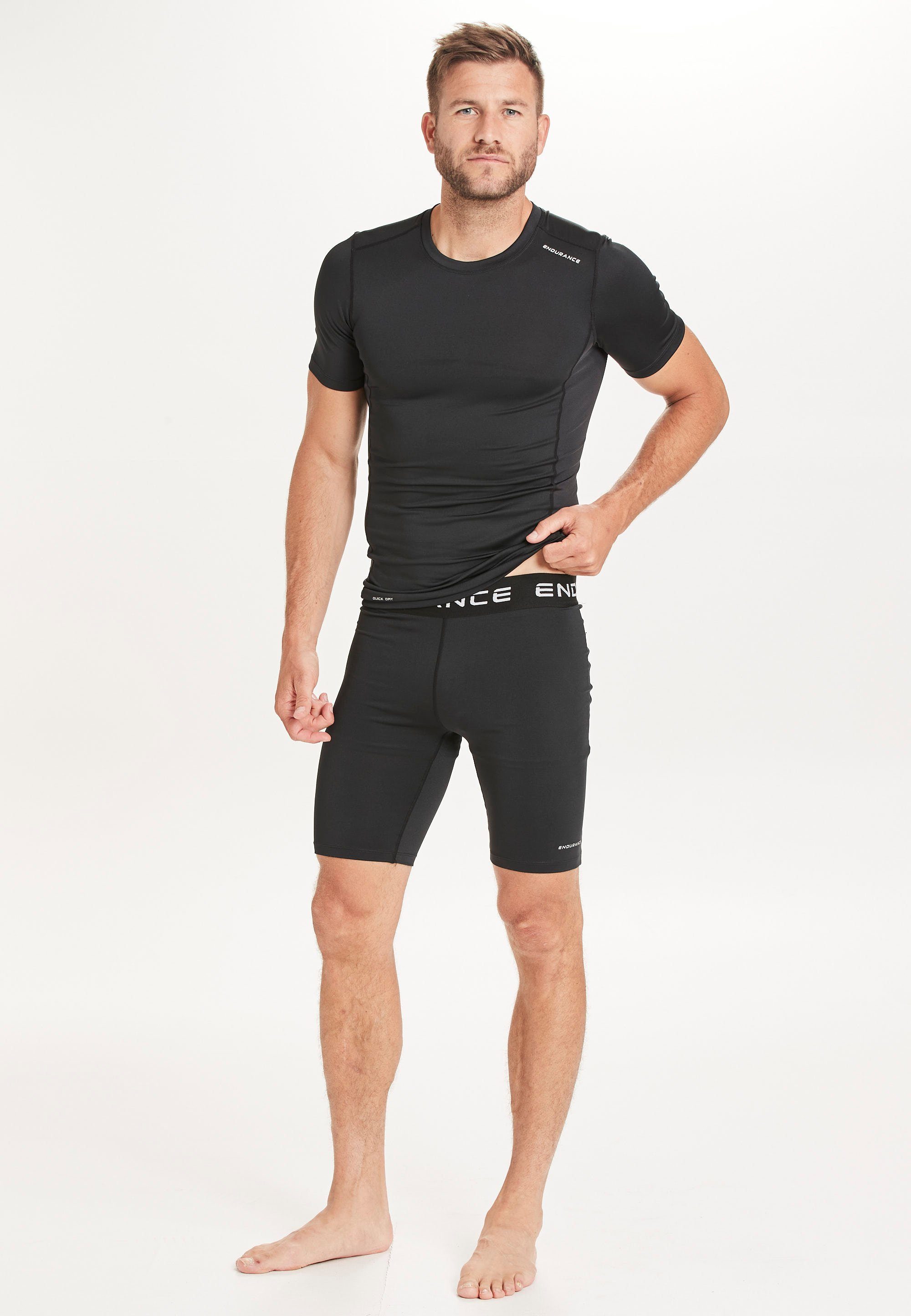 sportlichen mit und Style Power Funktionen schwarz Lauftights ENDURANCE