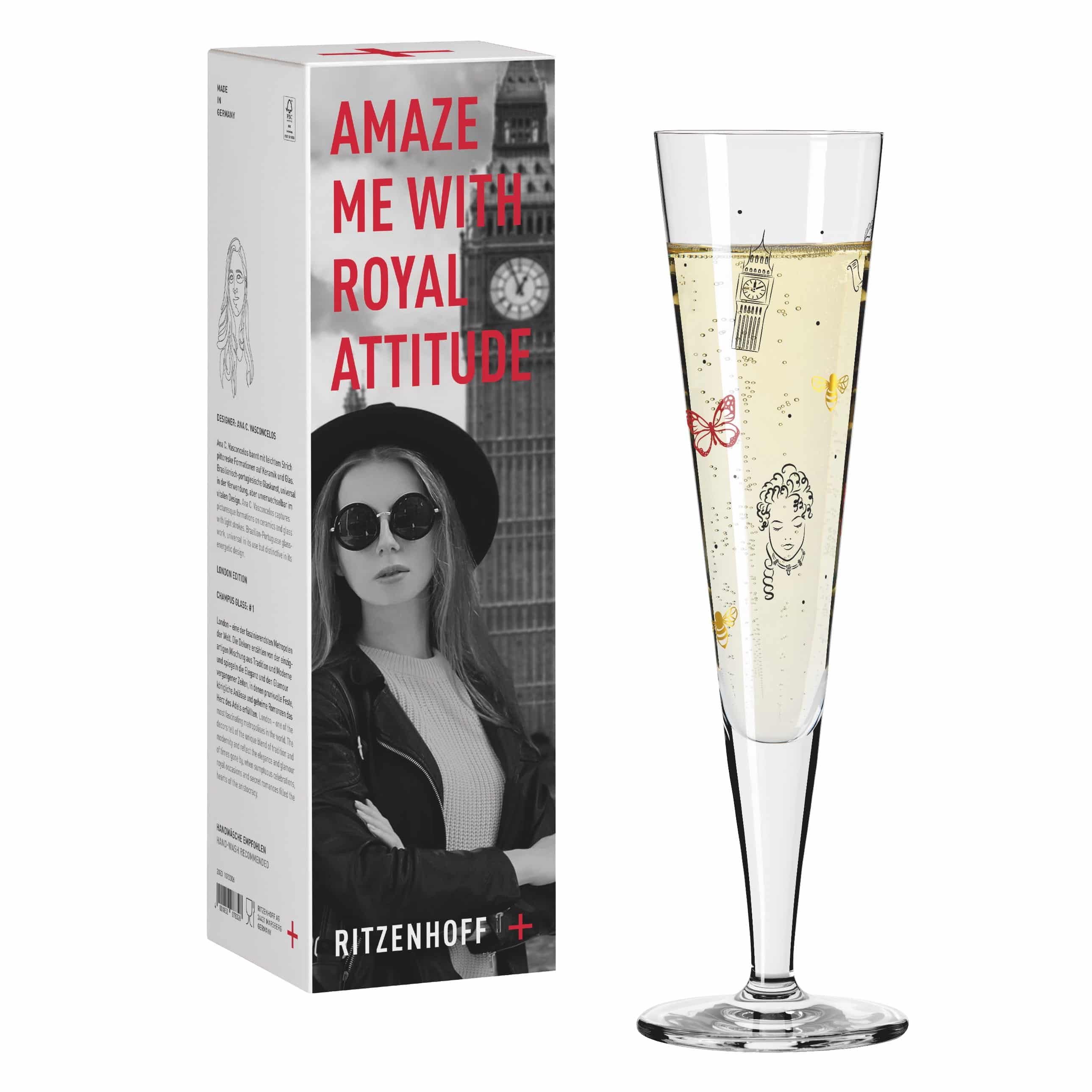 Ritzenhoff Champagnerglas Champus Städte Edition