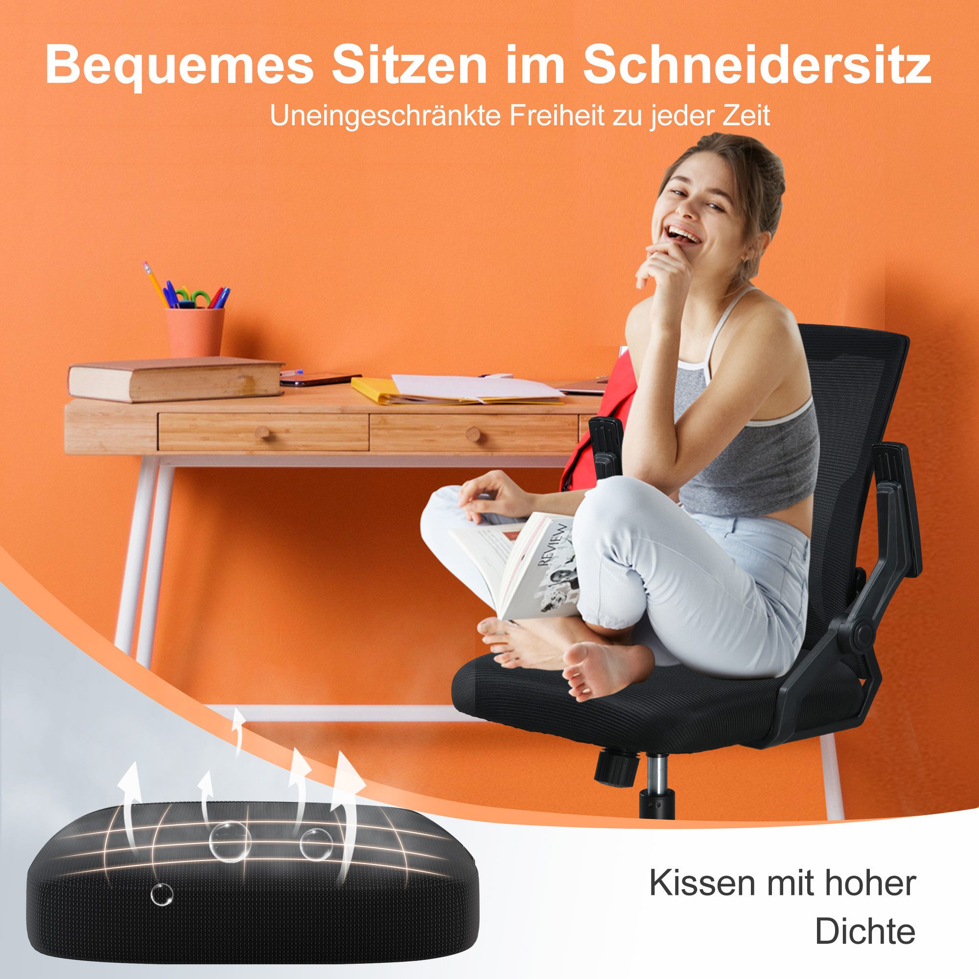 COMHOMA Bürostuhl Drehstuhl, Ergonomische Schreibtischstuhl Rückenlehne günstig online kaufen