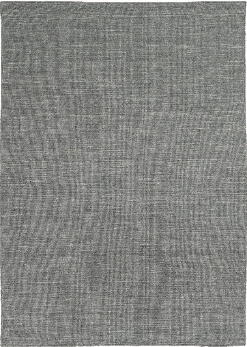 Carpet Avenue Teppich Kelim Solo - Dunkelgrau 230x160, Rechteck, Höhe: 5 mm