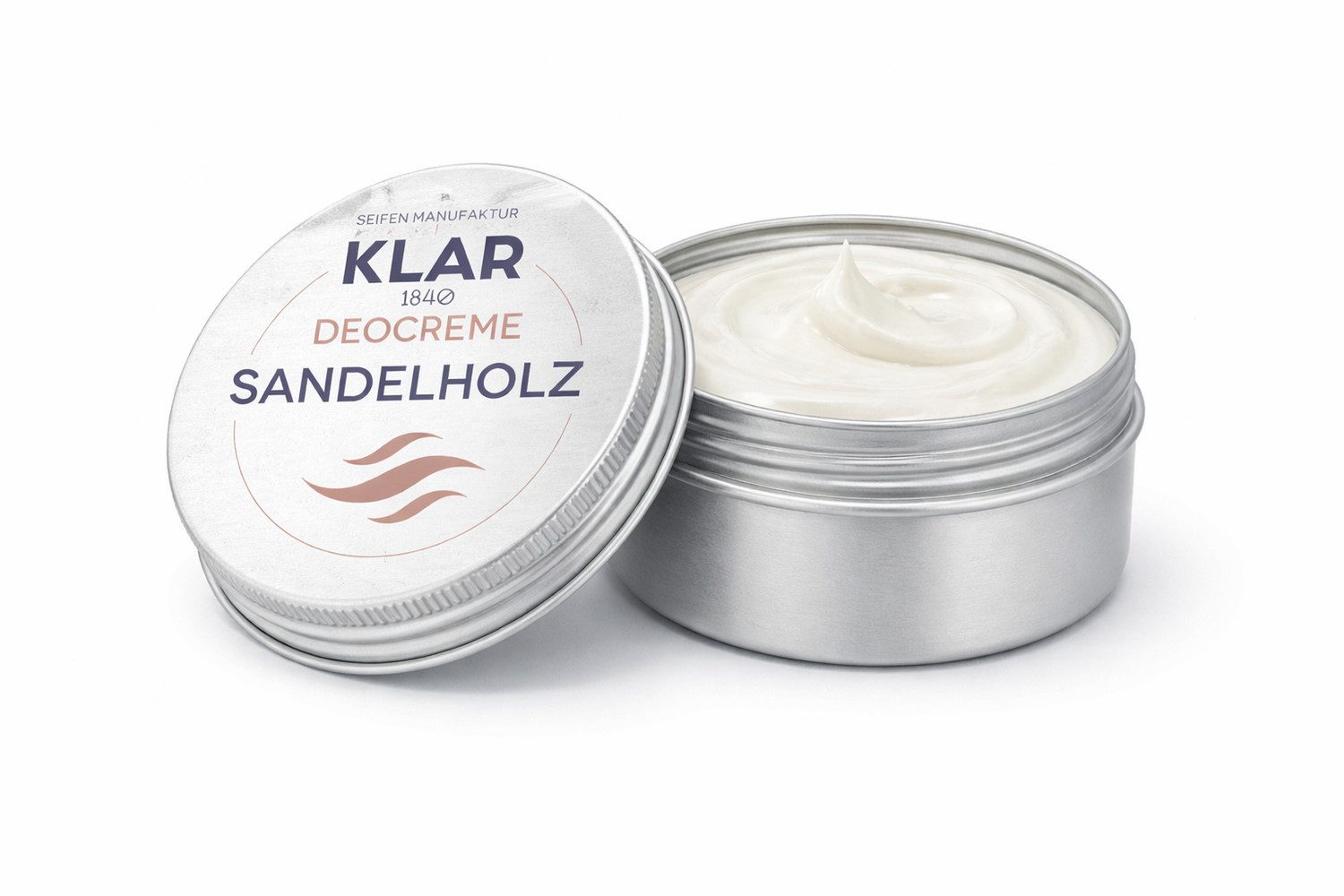 Klar Seife Deo-Creme Sandelholz, 1-tlg., Deocreme schützt und erfrischt 65 ml