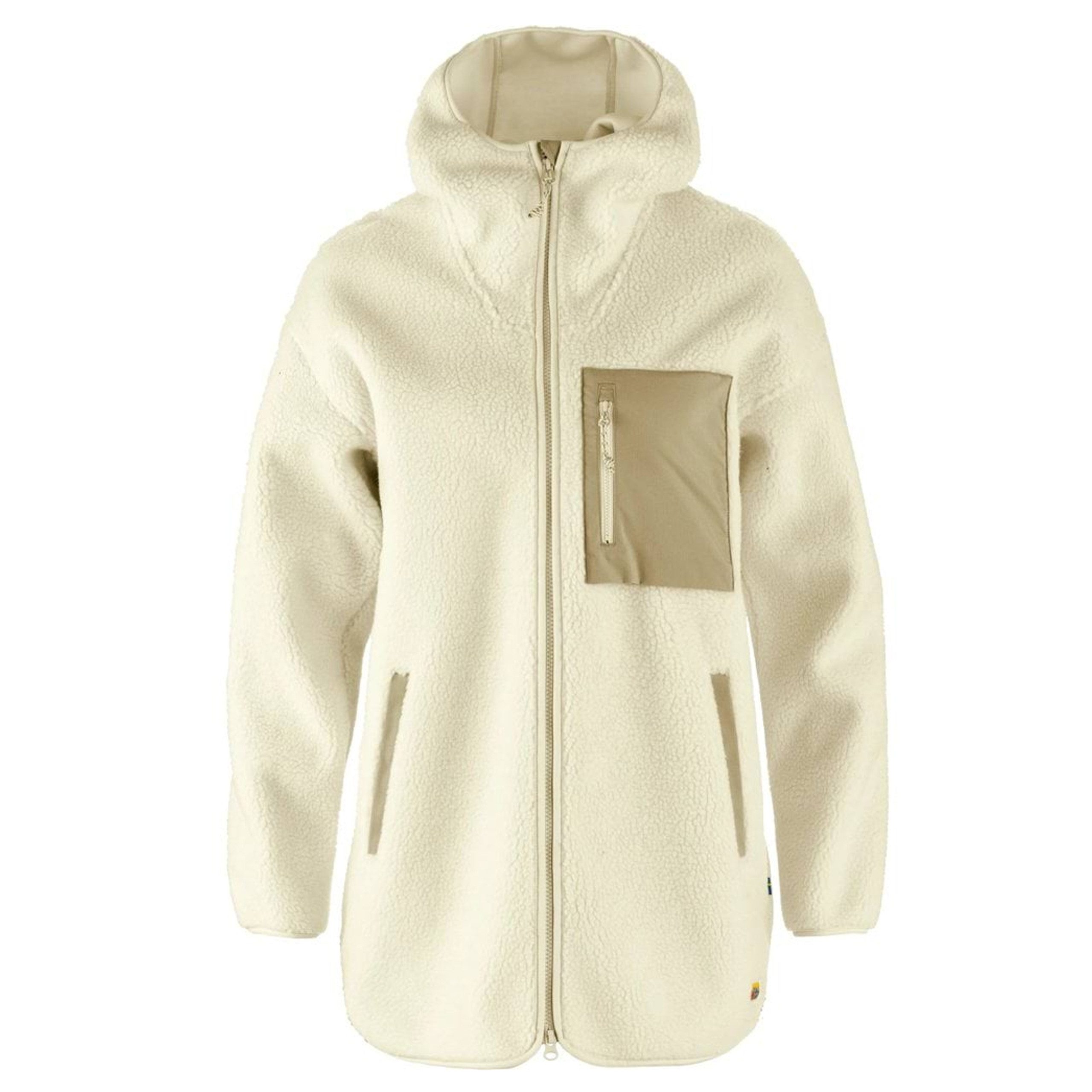 Fjällräven Fleecejacke Fjällräven Vardag Pile Fleece long W - 2-lagige Teddyfleecejacke Damen