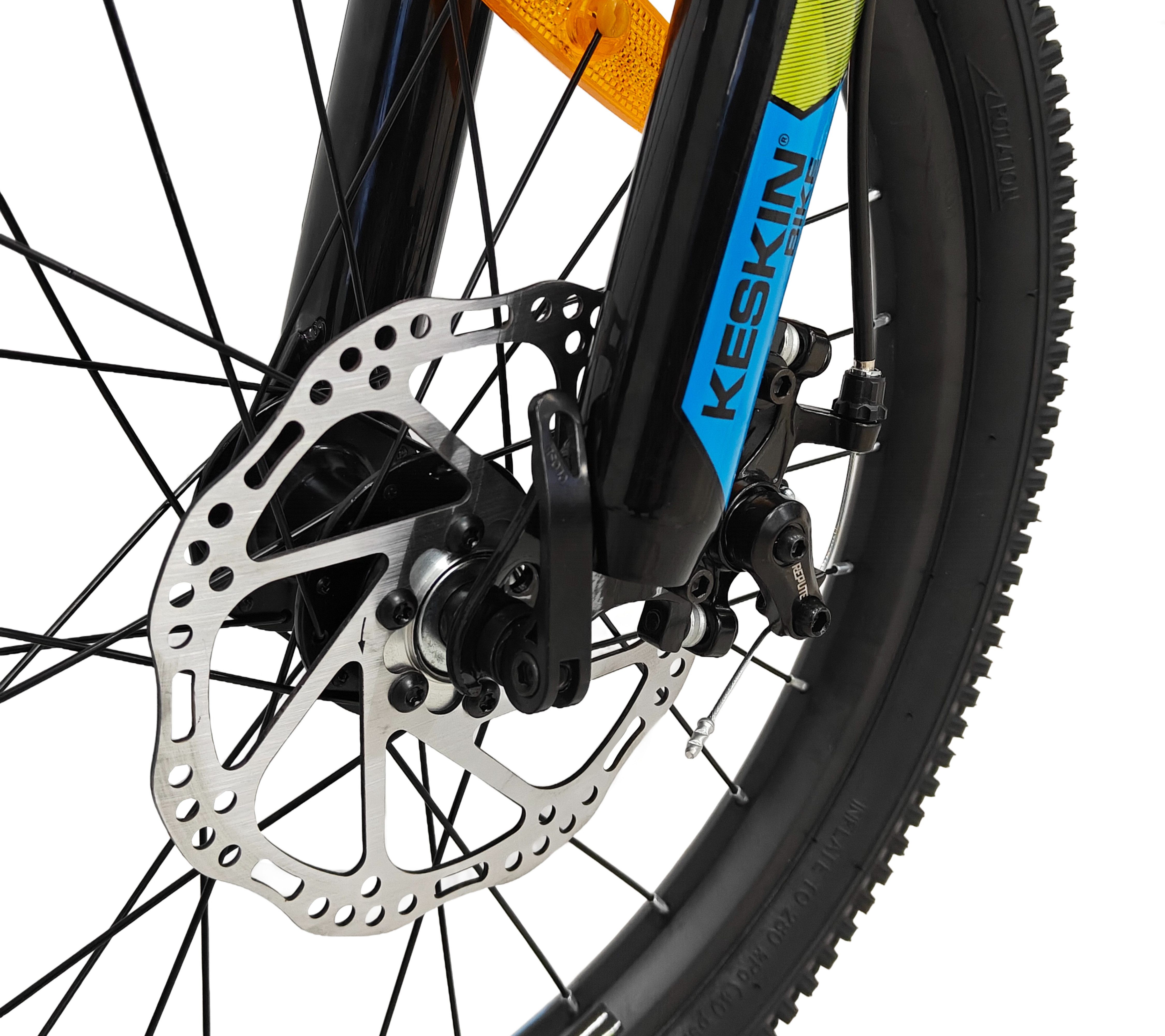 Keskin eBike Kids Bike Keskin MTB1 – 20 inch Mountain Bike – lightweight aluminum frame, 21-speed Shimano RD-TY300D/RV100 derailleur, (aluminum frame, mechanical disc brakes), with 20" x 2.35" pneumatic tires, ideal for off-road and everyday use