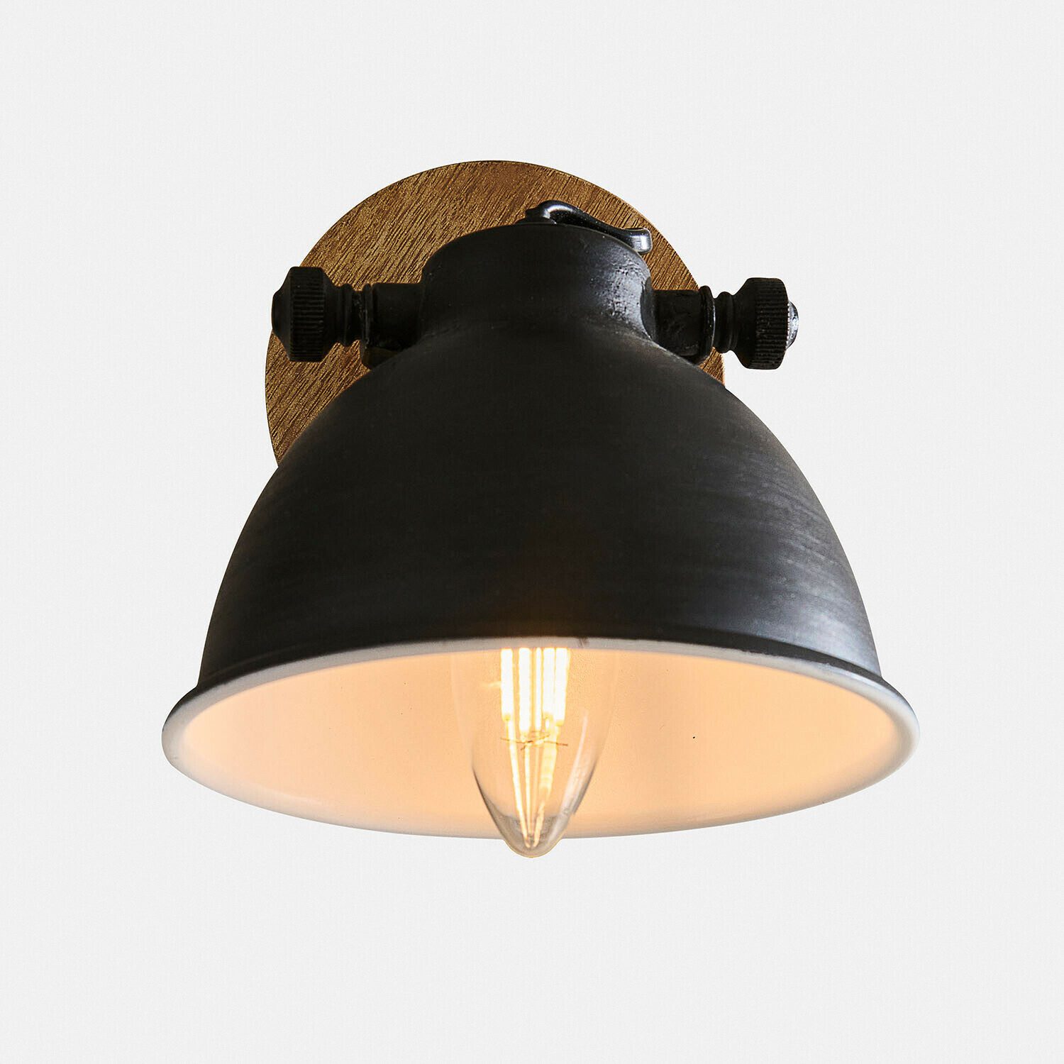 Mirabeau Wandleuchte Wandlampe Ballée antikschwarz/braun