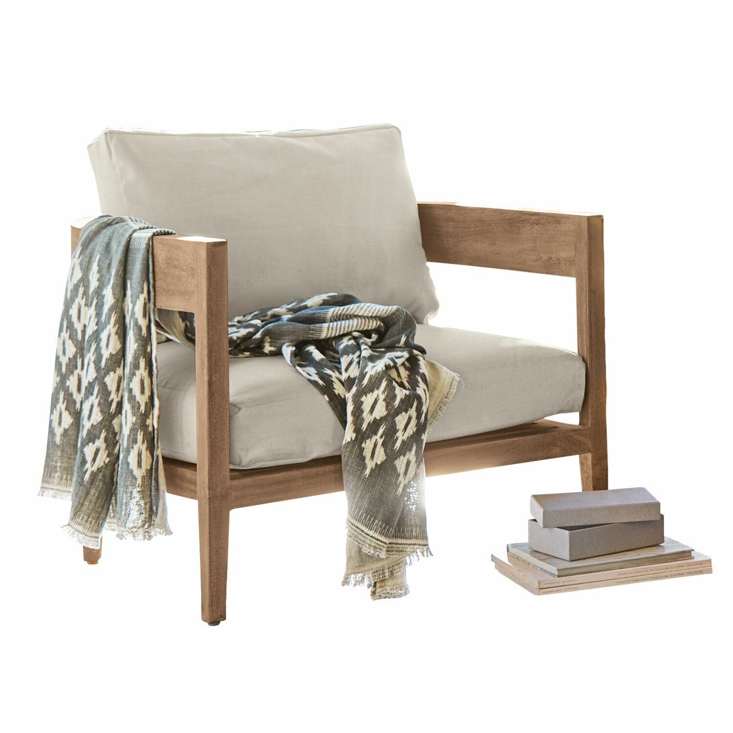 Mirabeau Gartensessel Sessel Courtelevant creme/braun