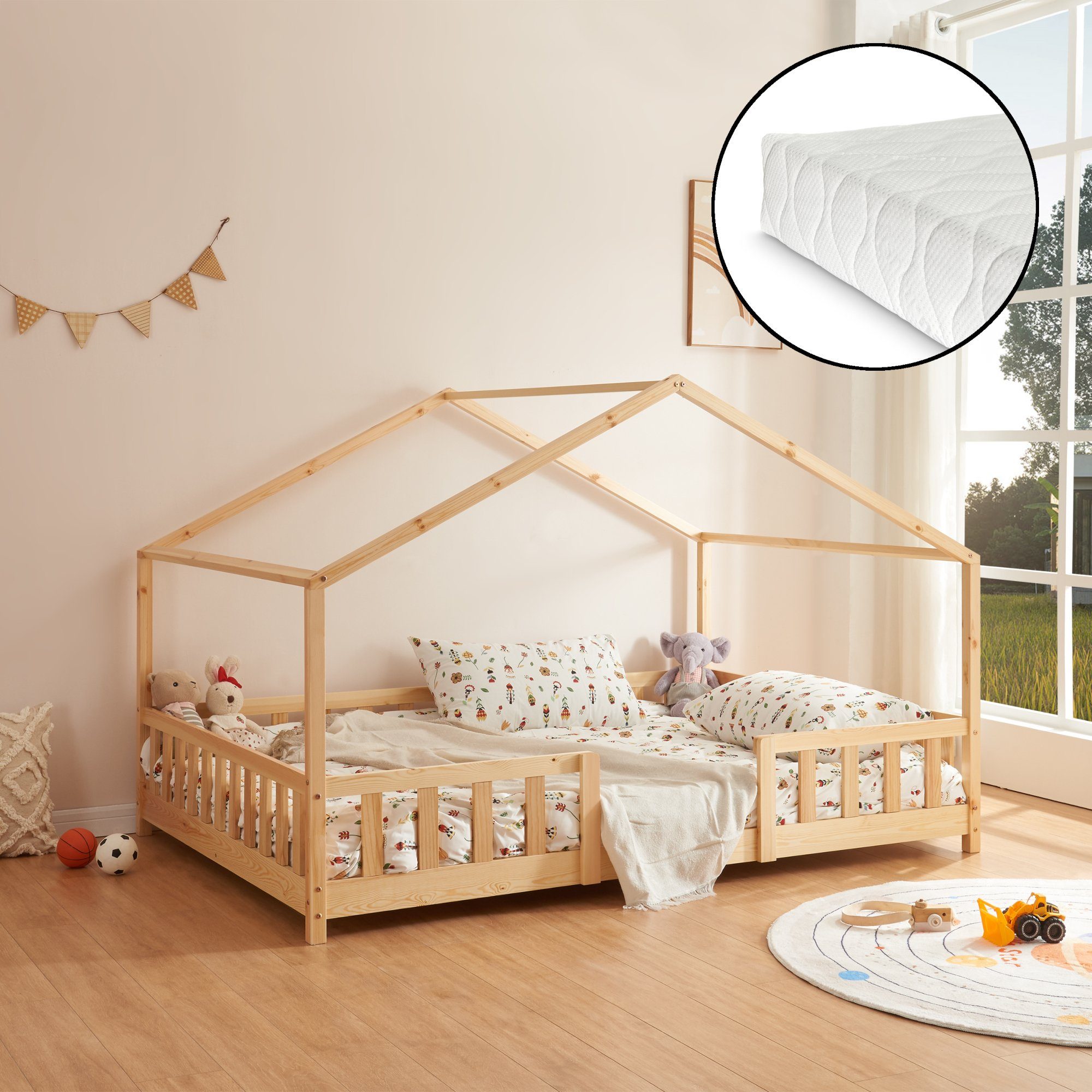 en.casa Kinderbett (Bett und Matratze), »Treviolo« günstig online kaufen