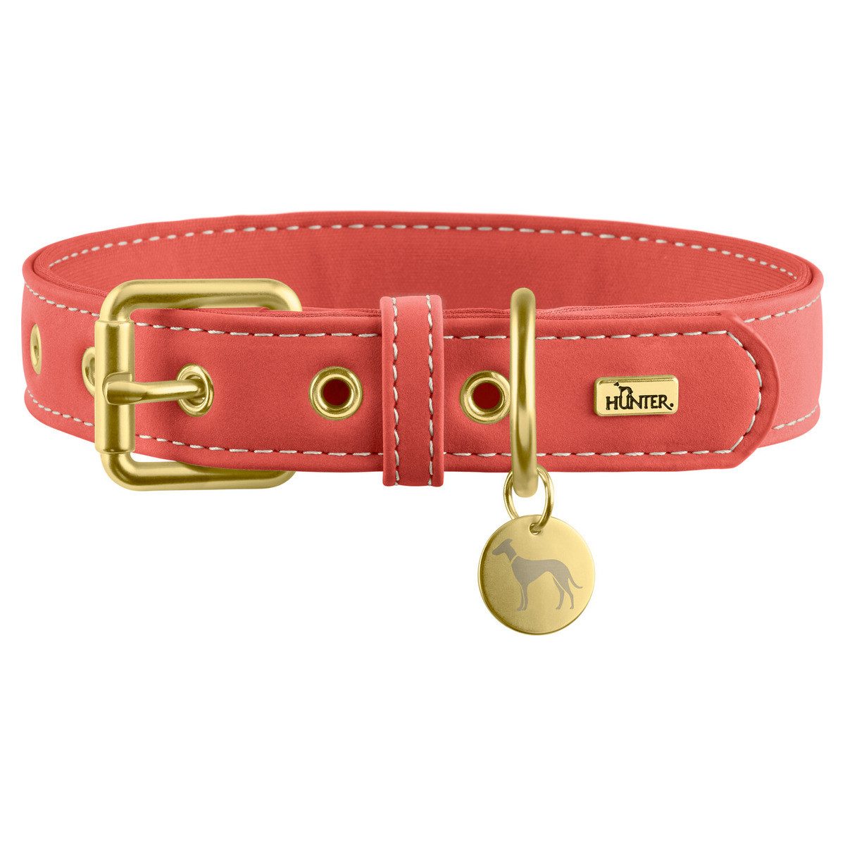 Hunter Tierbedarf Hunde-Halsband Halsband Malibu koralle