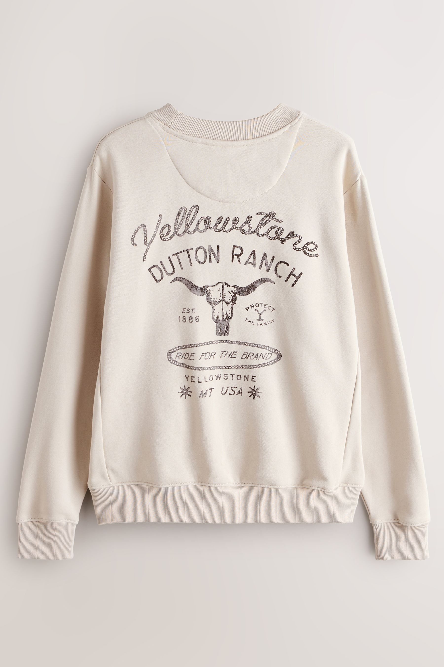 Next Sweater Lizenziertes Rundhals-Sweatshirt, Yellowstone (1-tlg)