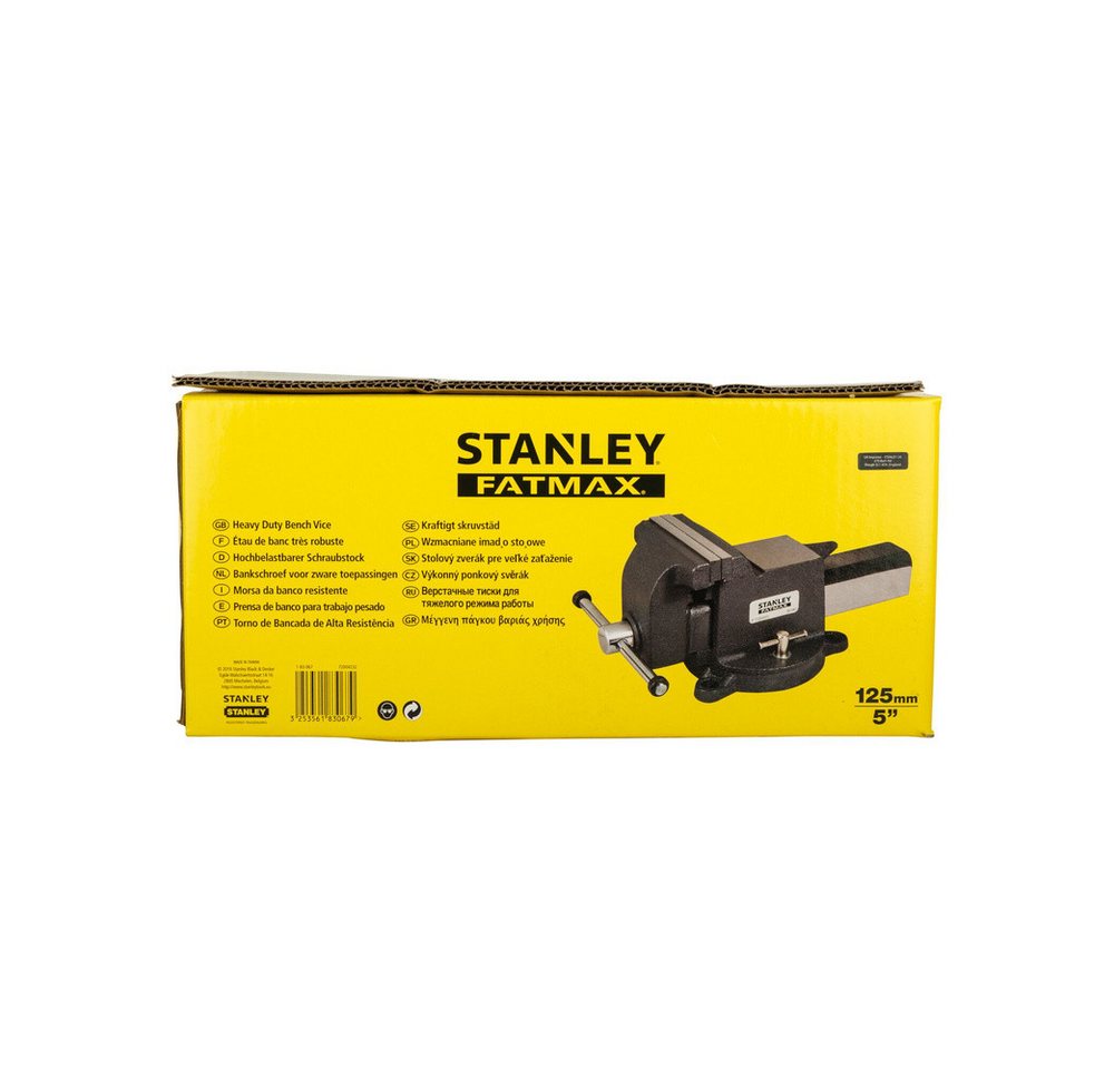 Thumbnail - STANLEY Schraubstock STANLEY MaxSteel Schraubstock 1-83-067 Spann-Weite (max): 125 mm