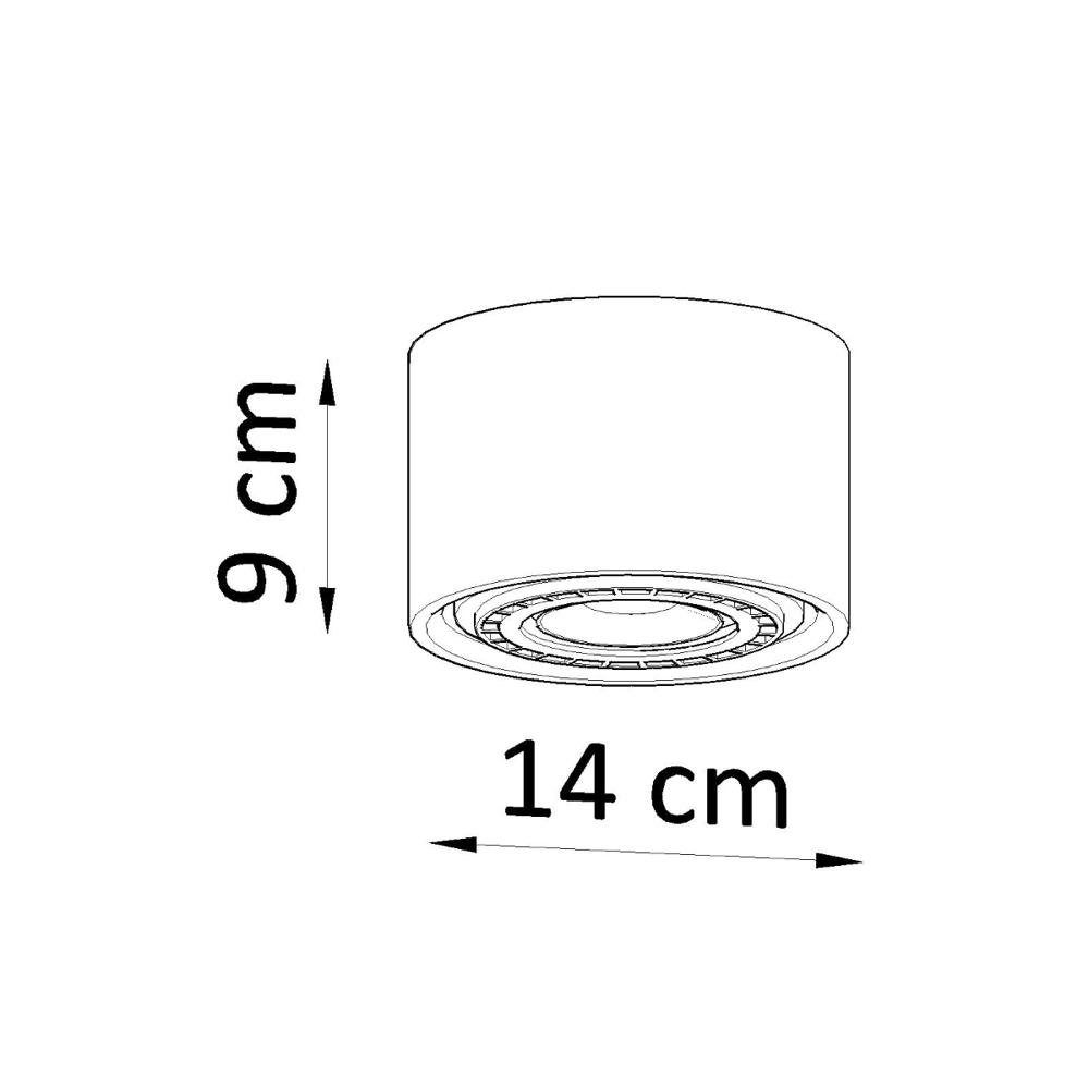 famlights Deckenspot, Deckenaufbauspot Barney in warmweiss, Aufbaustrahler Grau keine Leuchtmittel Nein, GU10, enthalten: Deckenspot, Angabe, Deckenstrahler