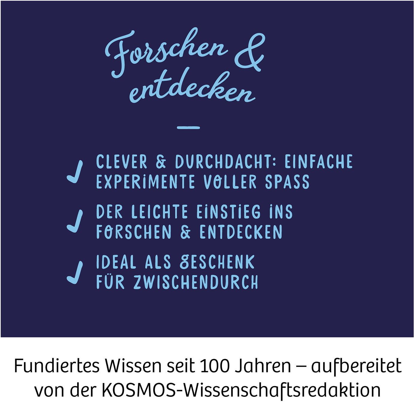 Kosmos Experimentierkasten Experimente für Einsteiger Optische Illusionen 658335