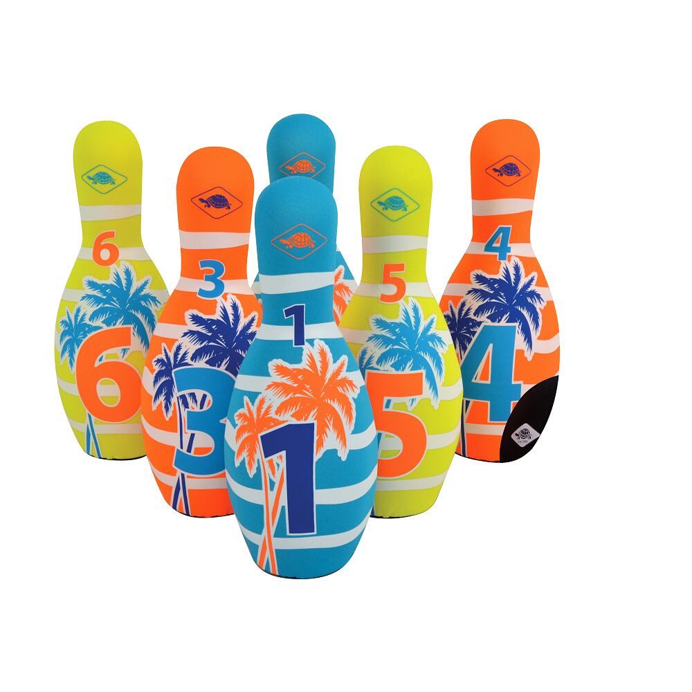 Schildkröt Spielball Kegel-Spiel Neopren Pastellfarben, Ideal für Strand und Pausenhof