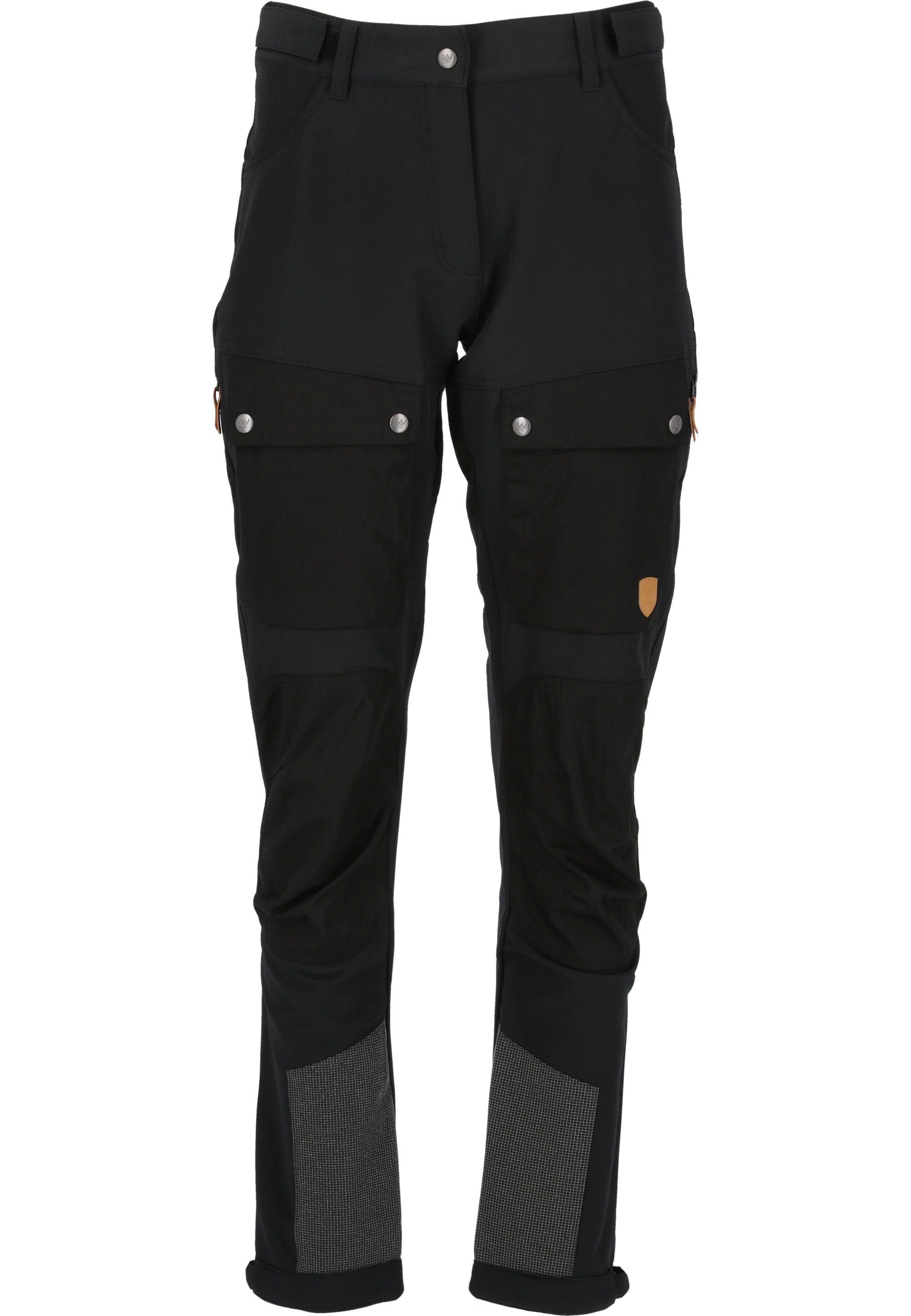 schwarz-schwarz WHISTLER Material mit Softshellhose atmungsaktivem Anissy