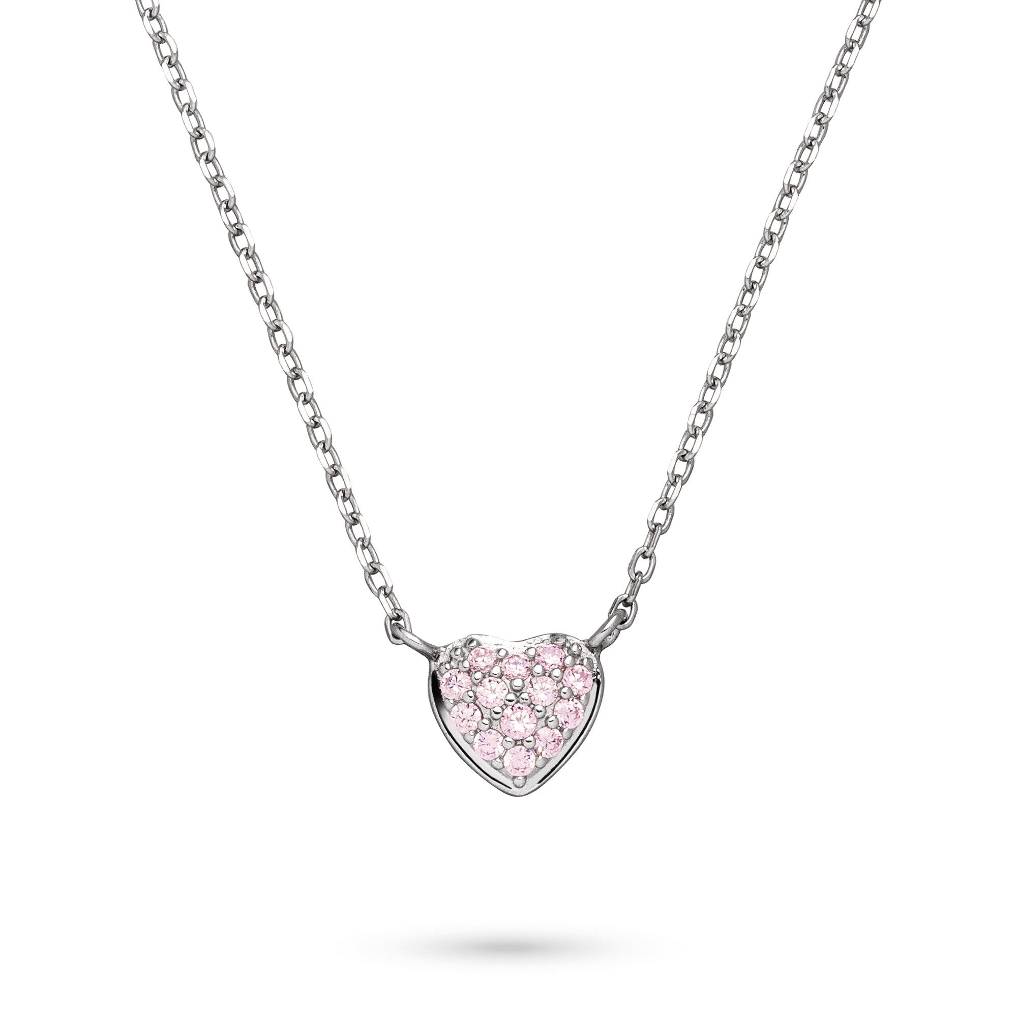 s.Oliver Kette mit Anhänger Heart, Herz, mit Zirkonia (synth)