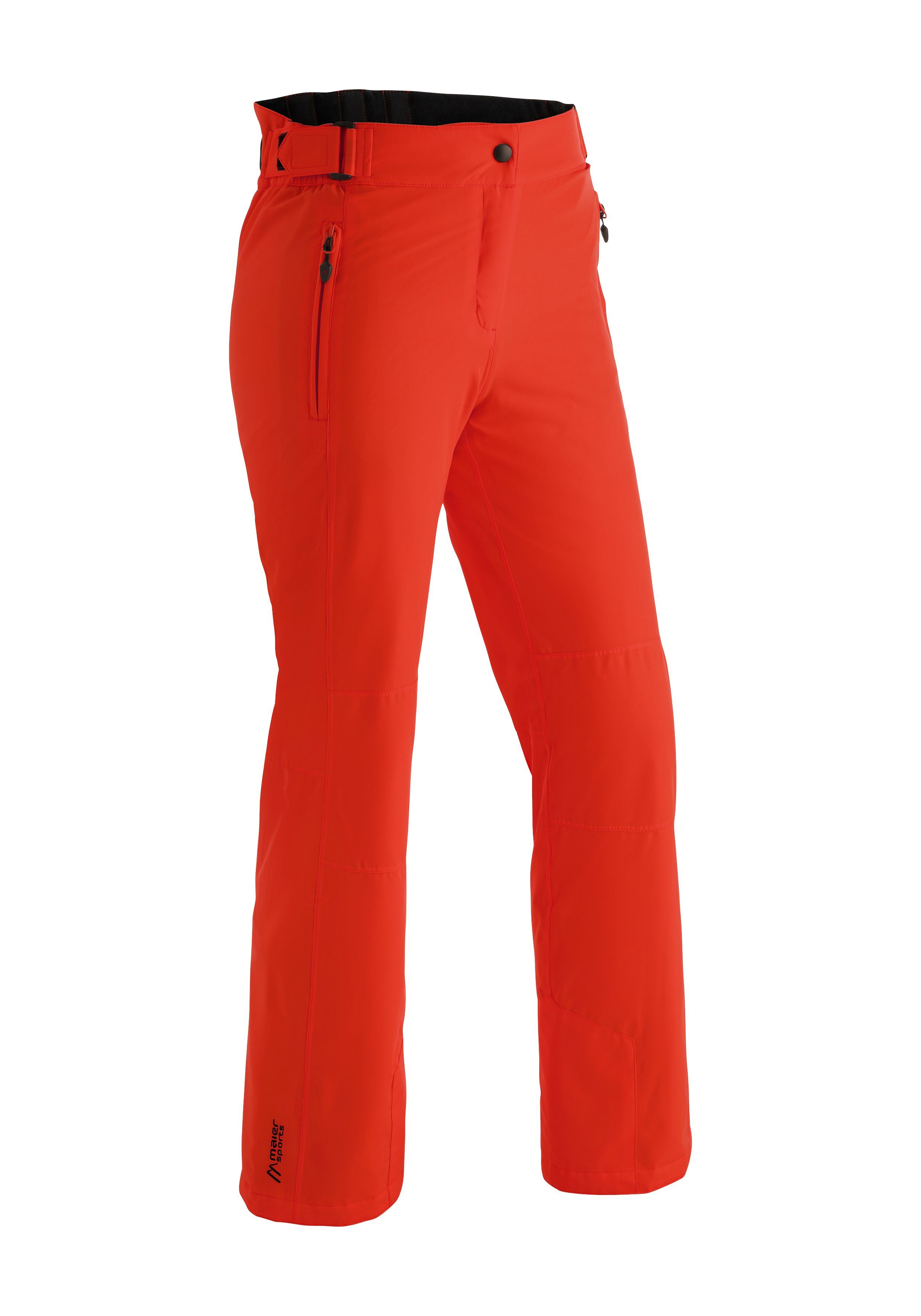 Slim wasserdicht, elastisch slim neonrot atmungsaktiv, Sports Vroni Skihose fit, Maier