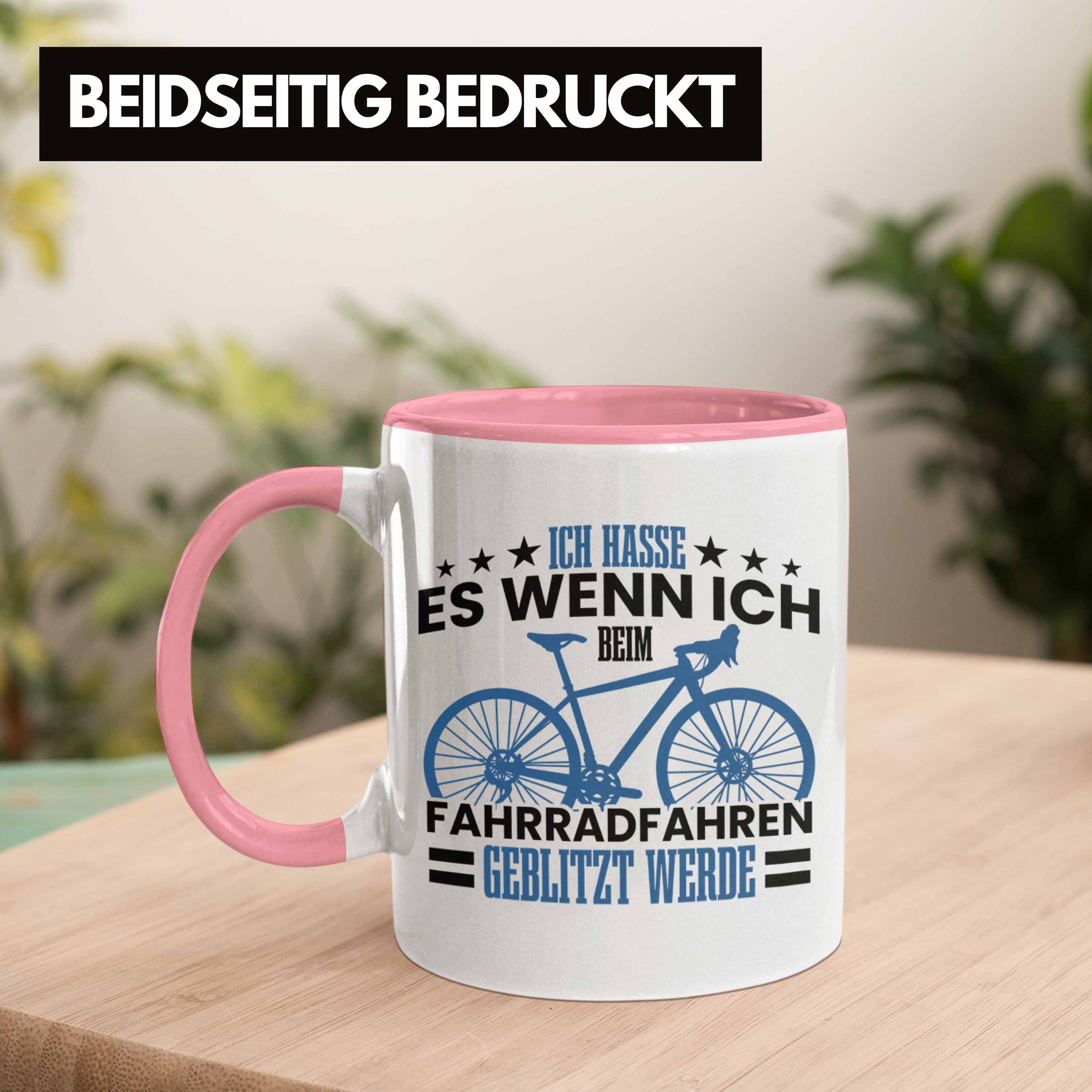 für Radfahrer Wer Rosa Fahrradfahrer Tasse Fahrradfahrern Tasse Trendation Geschenk Geblitzt