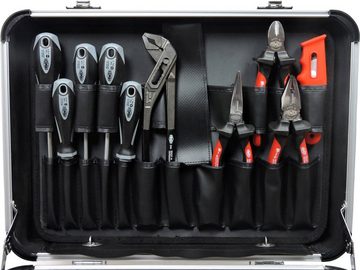 FAMEX Werkzeugset FAMEX 729-89 Werkzeugkoffer mit Werkzeugbestückung Werkzeugkasten Werkzeugkiste Qualitätswerkzeug, (1-St)