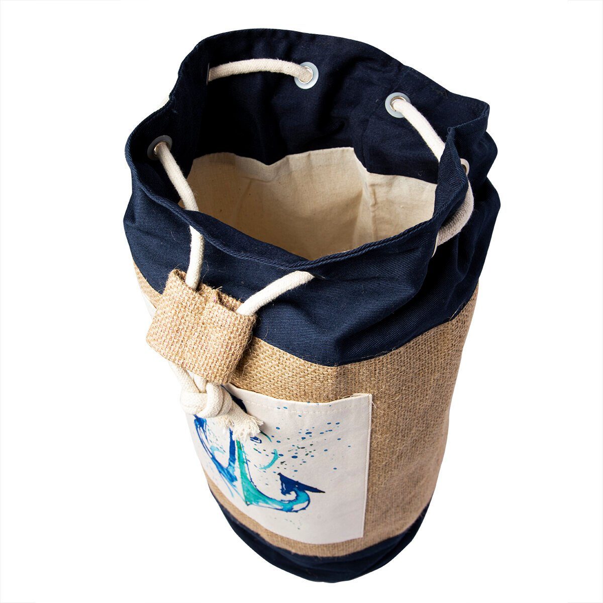 ANEMOSS Strandtasche Anemoss Marine Anchor Jute Collection Tasche