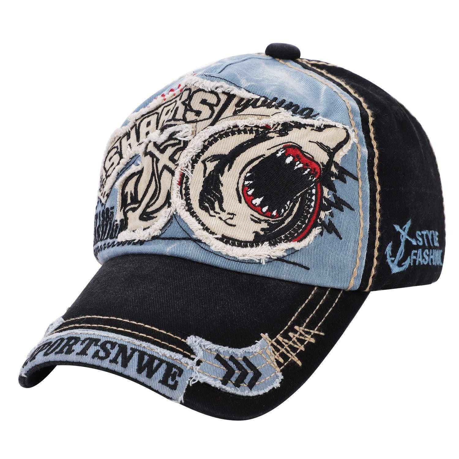 LuxusKollektion Baseball Cap Baseballkappe Damen Herren Jungen Snapback Baumwolle 56-60 Farbe5 (1-St)