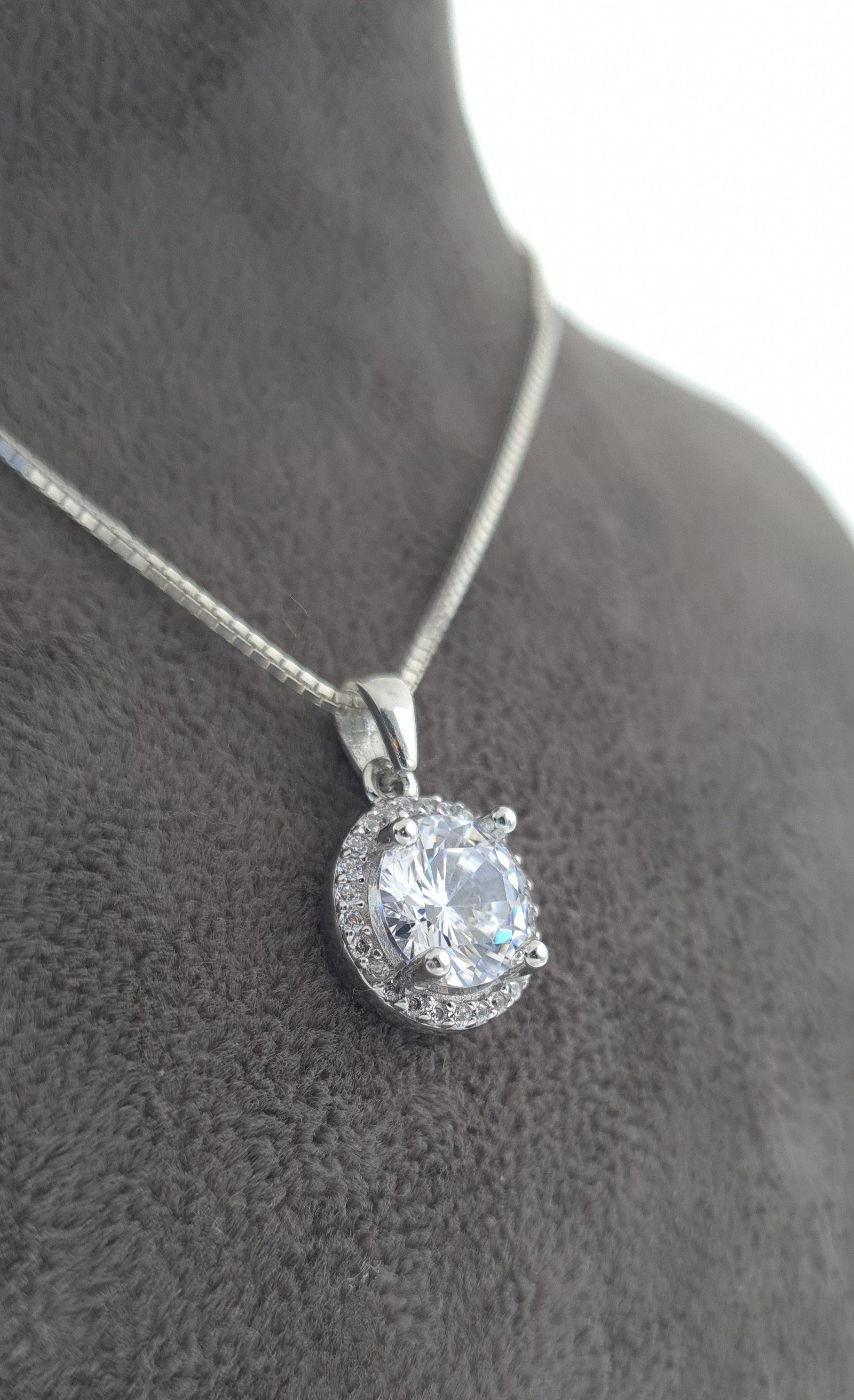 NAHLE Kette mit Anhänger Silberkette Zirkonia günstig online kaufen