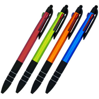 TSI Schreibwaren Eingabestift Touchscreen Pen Kugelschreiber mit 3 Schreibfarben (sortiert)
