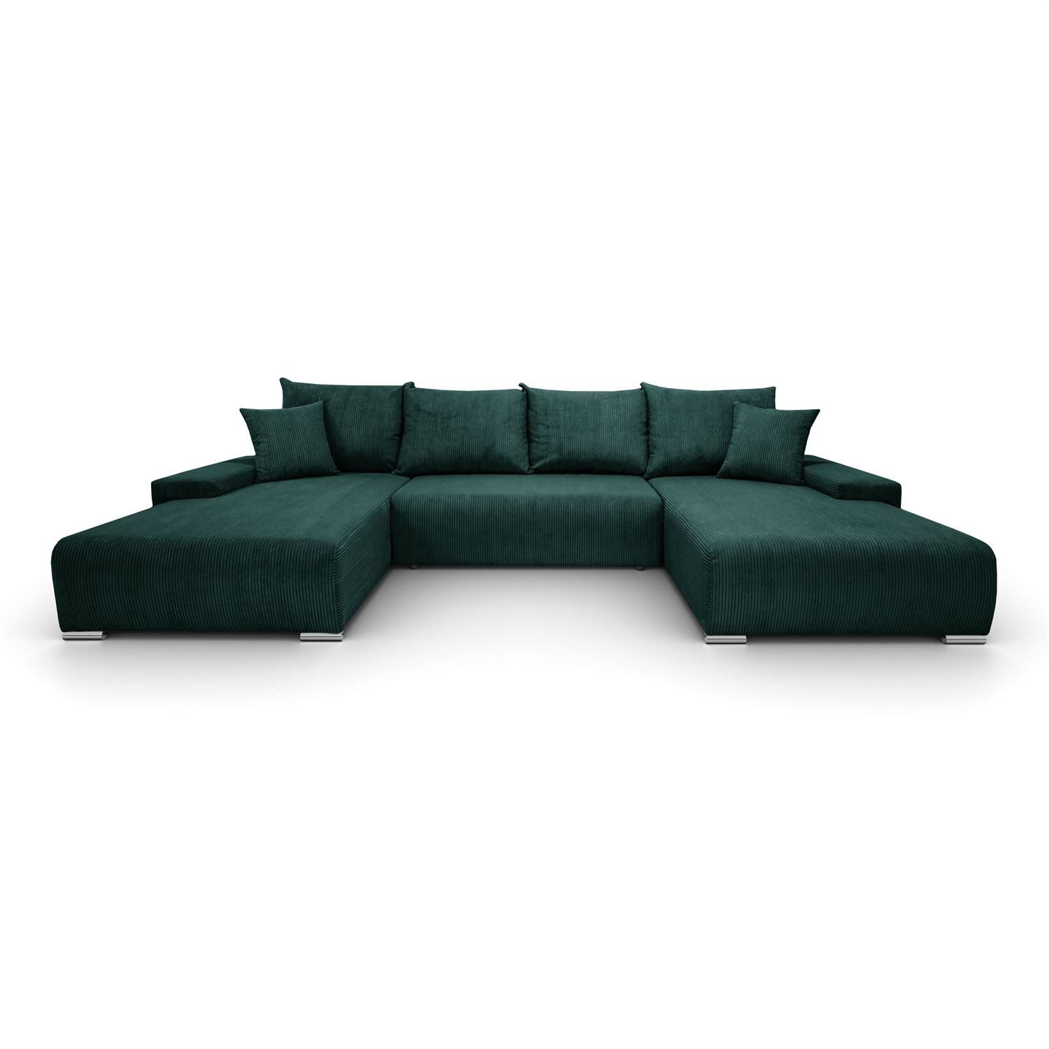 Lookway Wohnlandschaft LAVIO U – großes Ecksofa in U-Form, modernes Design, 348x188x93 cm